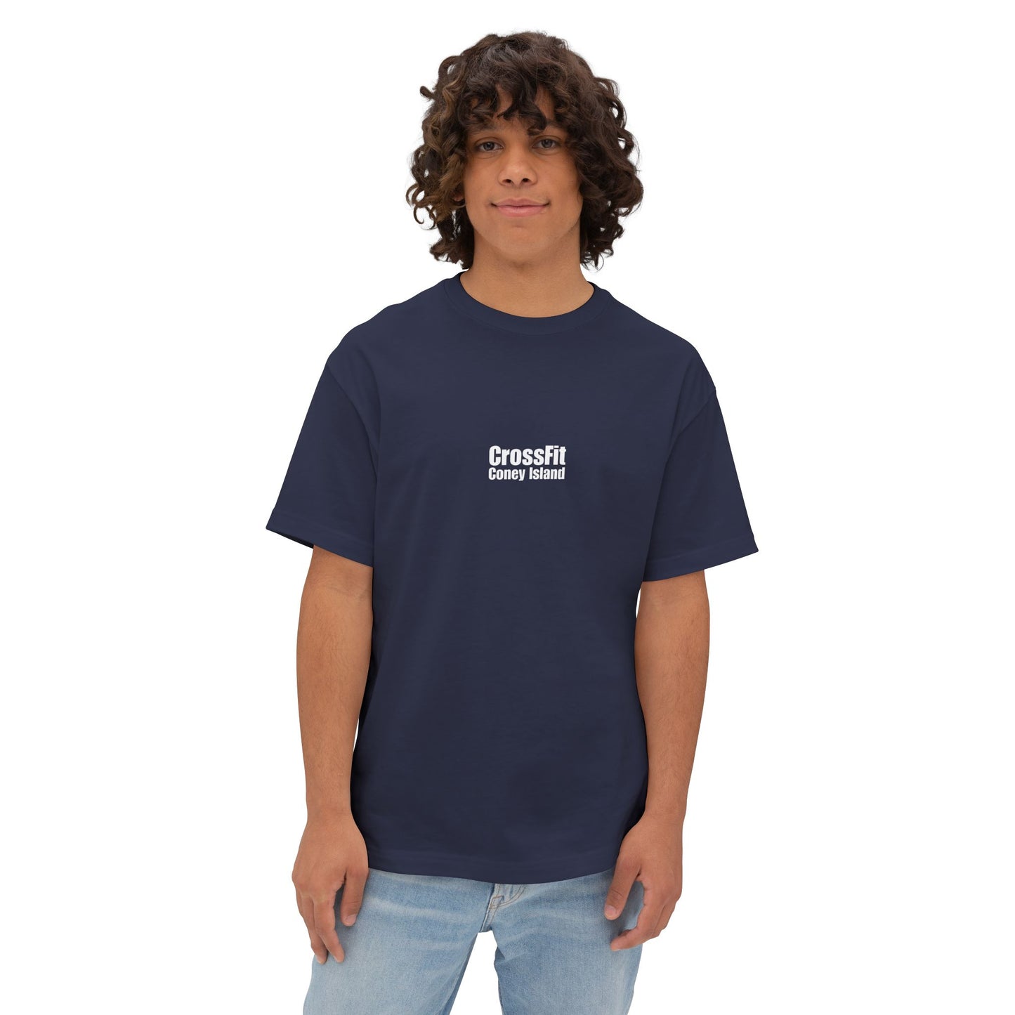 CrossFit Coney Island - Strength is Never a Weakness - Unisex Oversized Boxy Tee