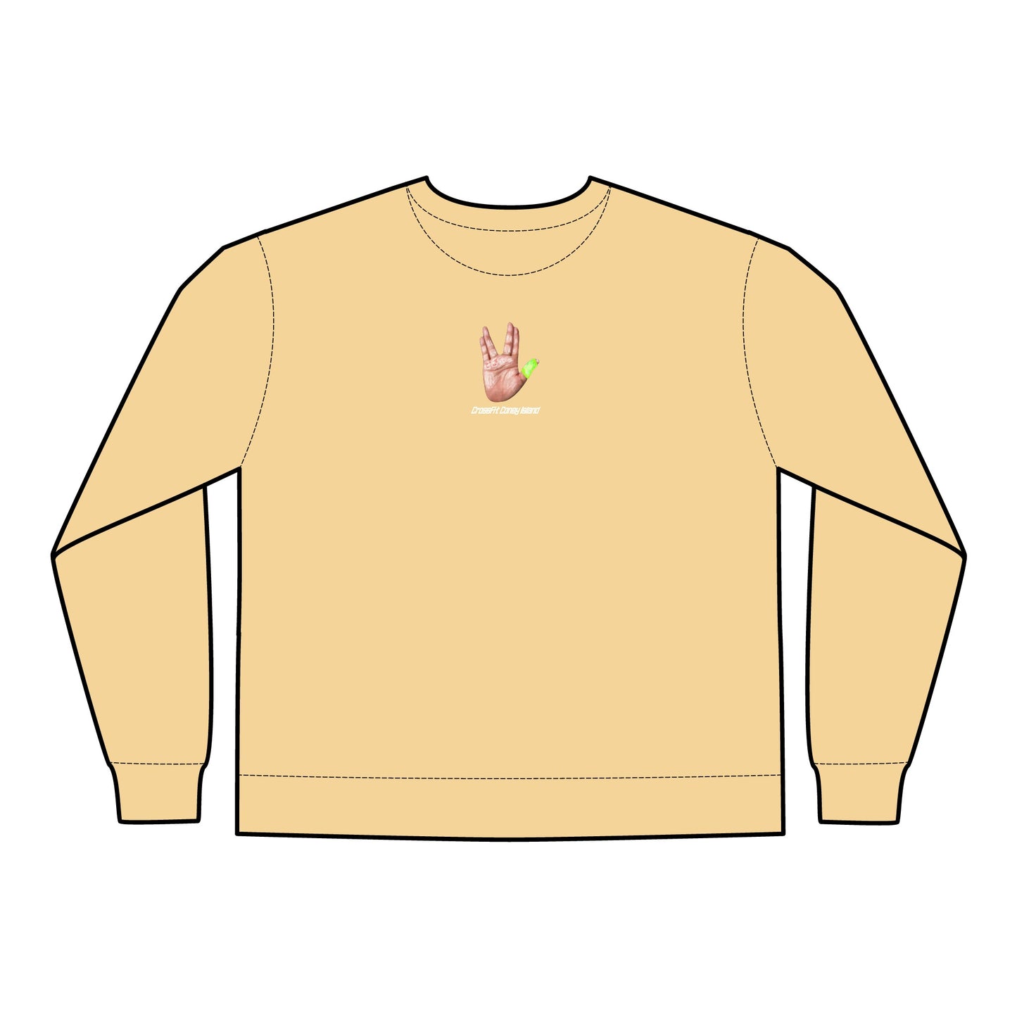 Live Long and PR - Unisex ComfortWash® Garment Dyed Crewneck Sweatshirt