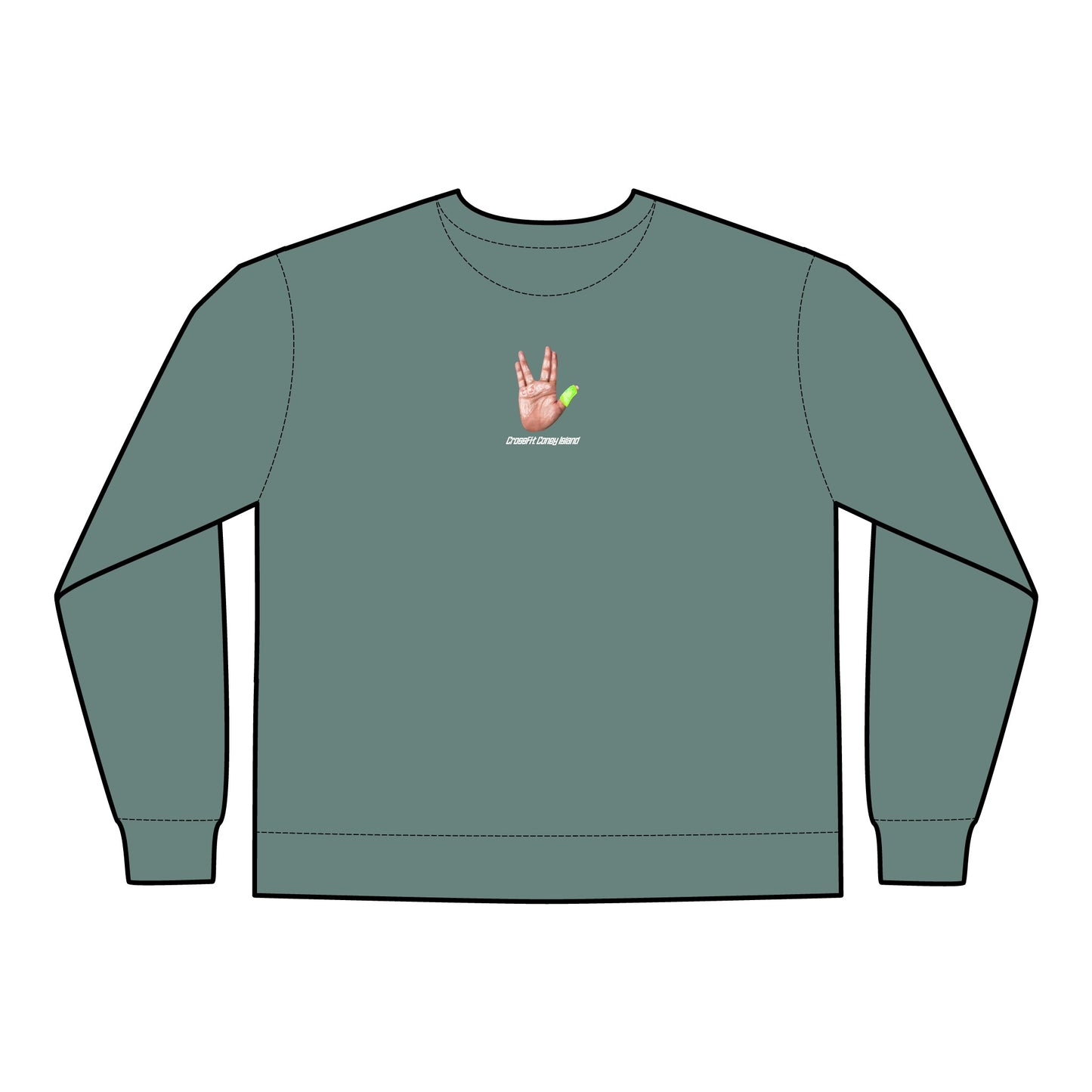 Live Long and PR - Unisex ComfortWash® Garment Dyed Crewneck Sweatshirt
