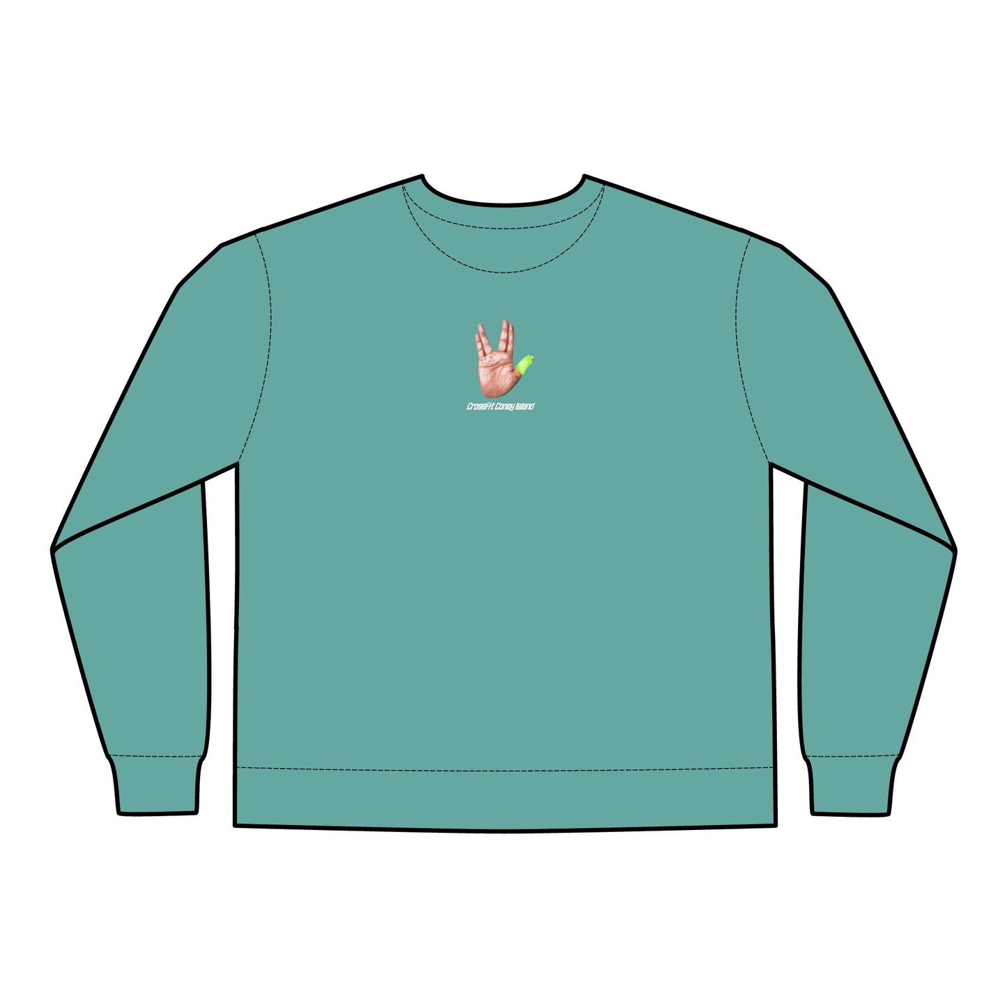 Live Long and PR - Unisex ComfortWash® Garment Dyed Crewneck Sweatshirt