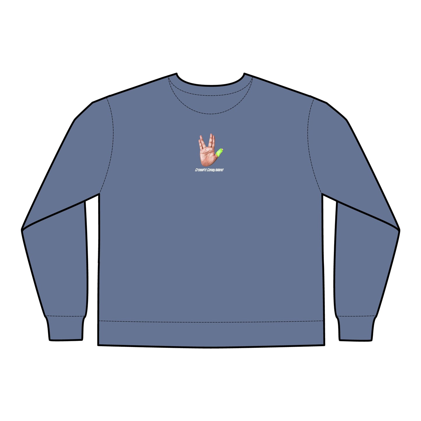 Live Long and PR - Unisex ComfortWash® Garment Dyed Crewneck Sweatshirt