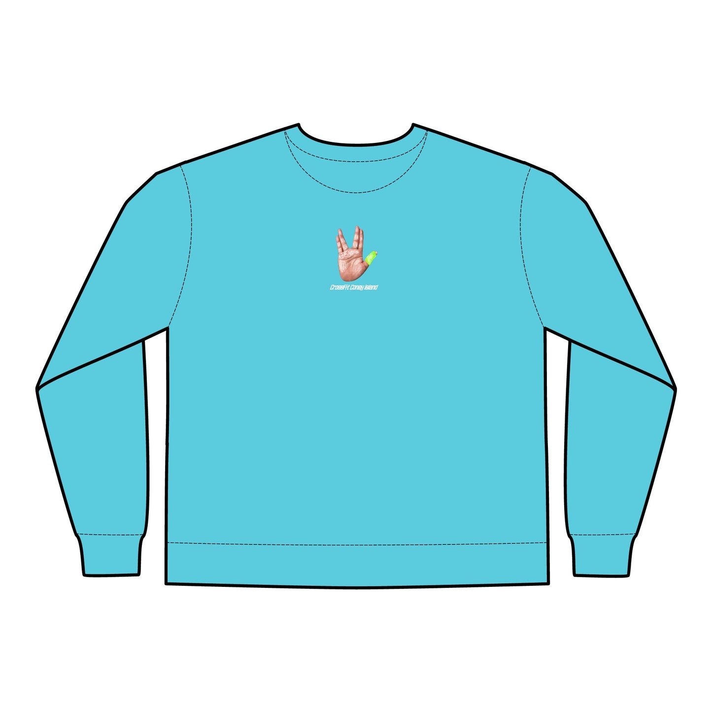 Live Long and PR - Unisex ComfortWash® Garment Dyed Crewneck Sweatshirt