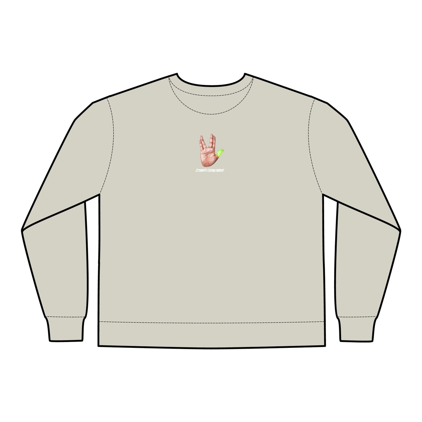Live Long and PR - Unisex ComfortWash® Garment Dyed Crewneck Sweatshirt