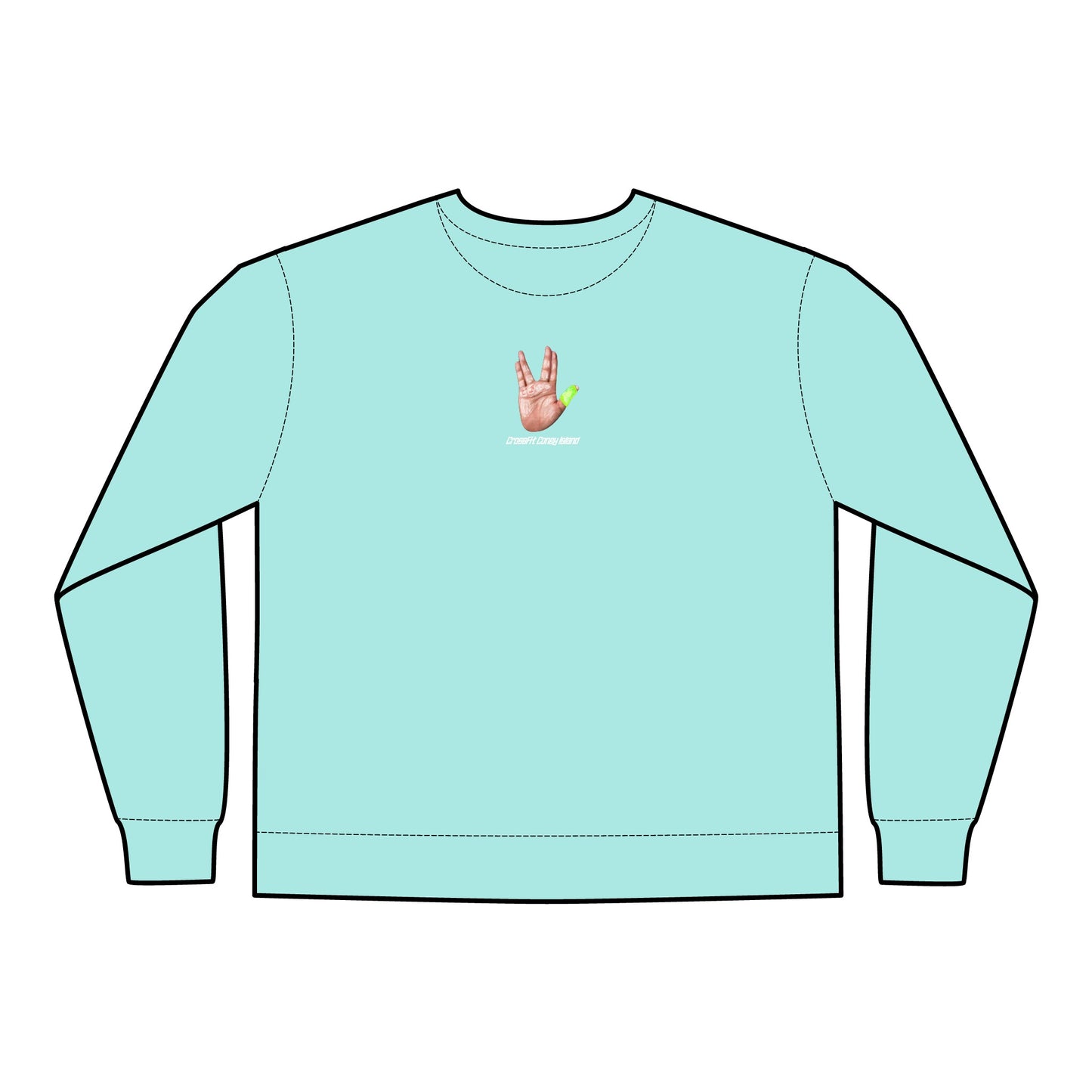 Live Long and PR - Unisex ComfortWash® Garment Dyed Crewneck Sweatshirt
