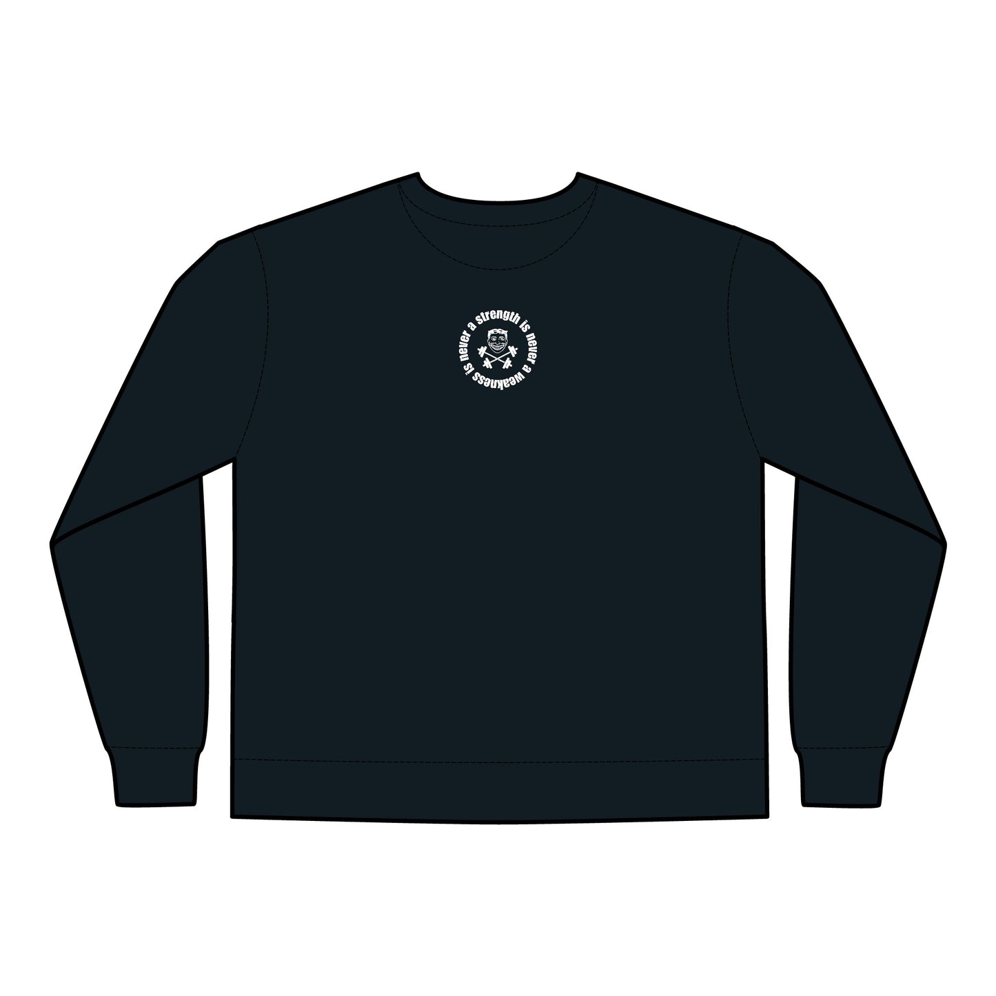 Strength is Never a Weakness - Unisex ComfortWash® Garment Dyed Crewneck Sweatshirt