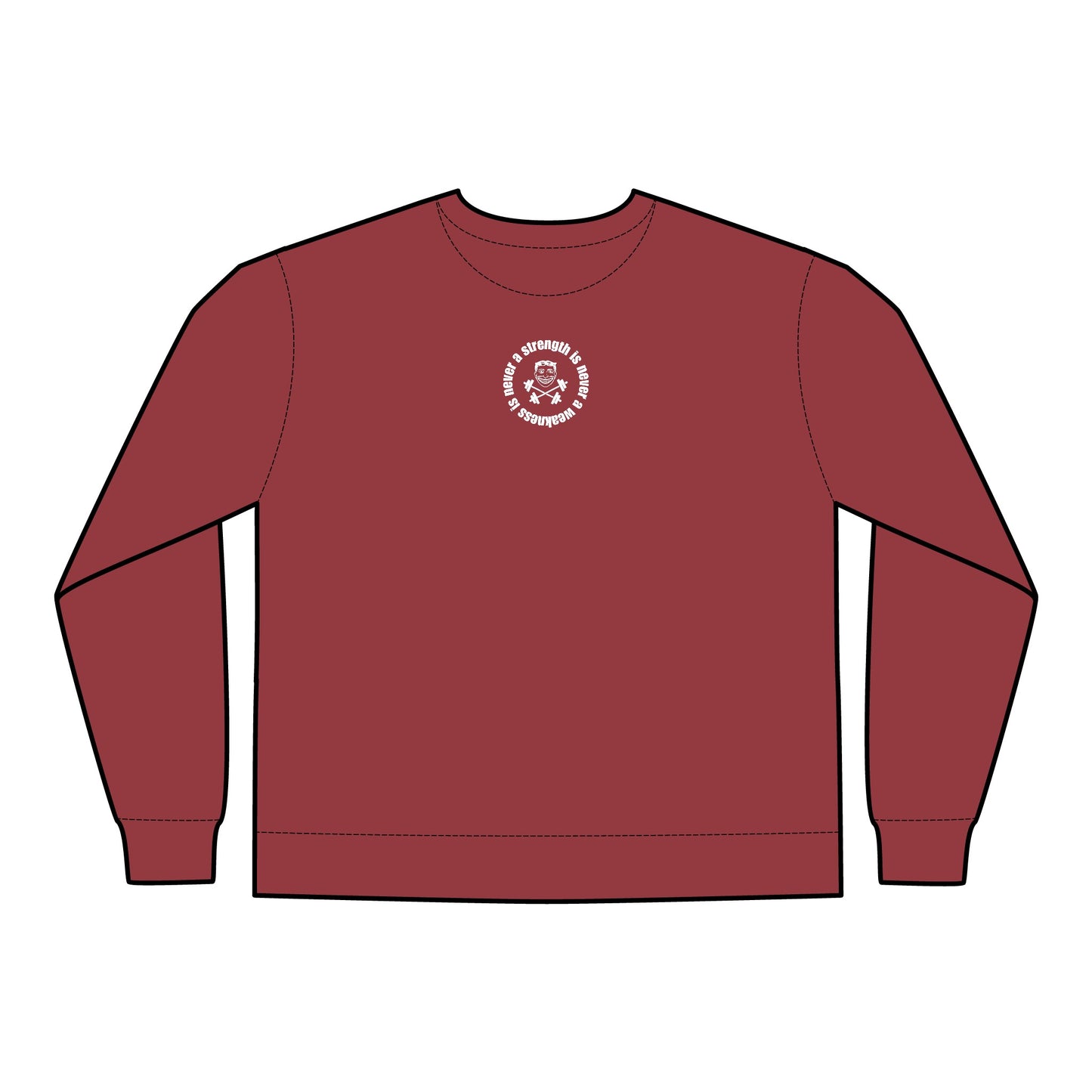 Strength is Never a Weakness - Unisex ComfortWash® Garment Dyed Crewneck Sweatshirt