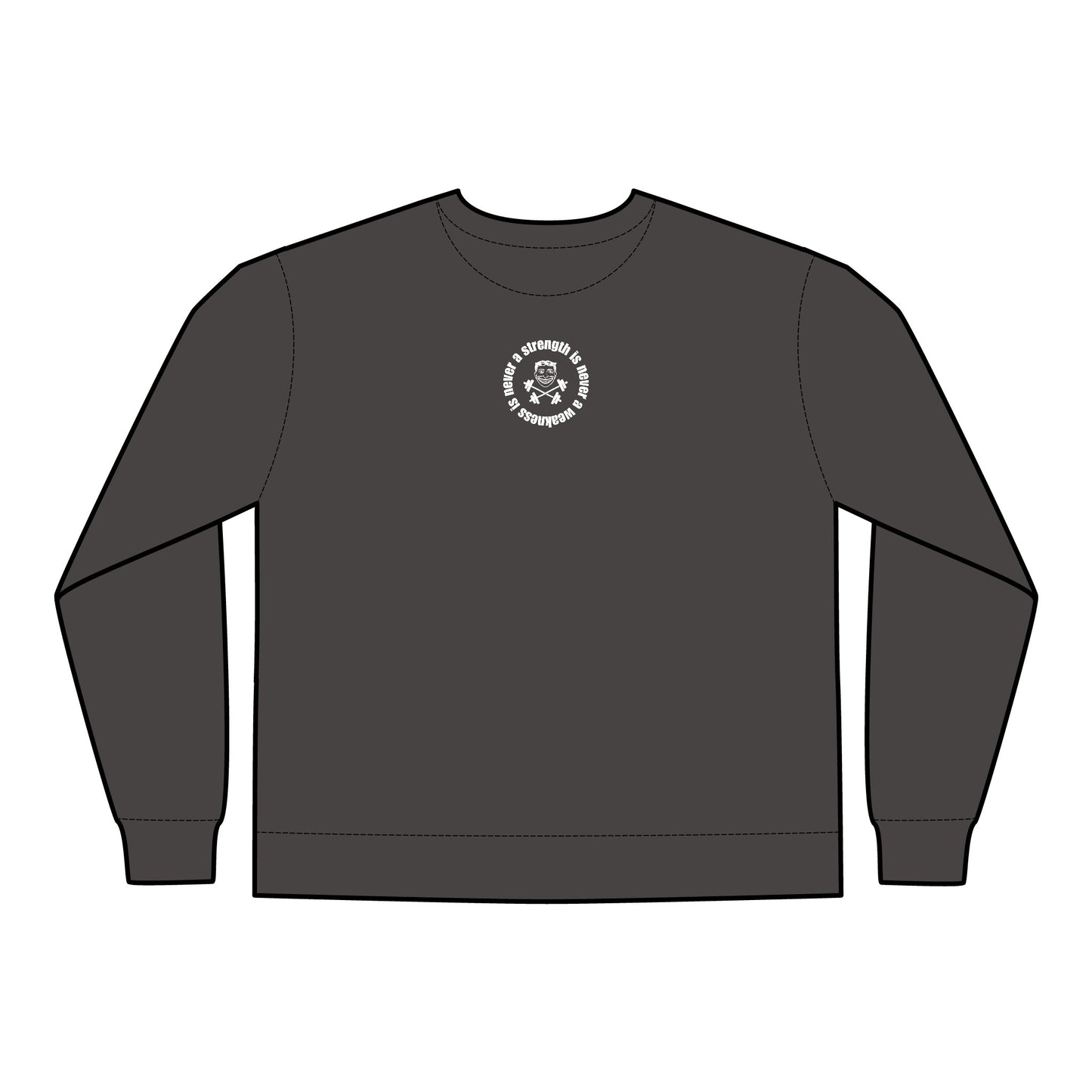Strength is Never a Weakness - Unisex ComfortWash® Garment Dyed Crewneck Sweatshirt