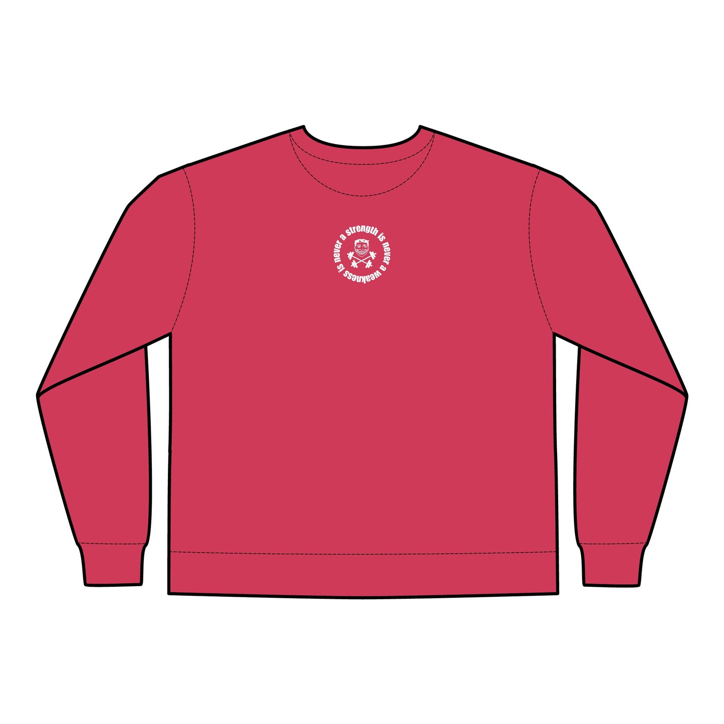 Strength is Never a Weakness - Unisex ComfortWash® Garment Dyed Crewneck Sweatshirt