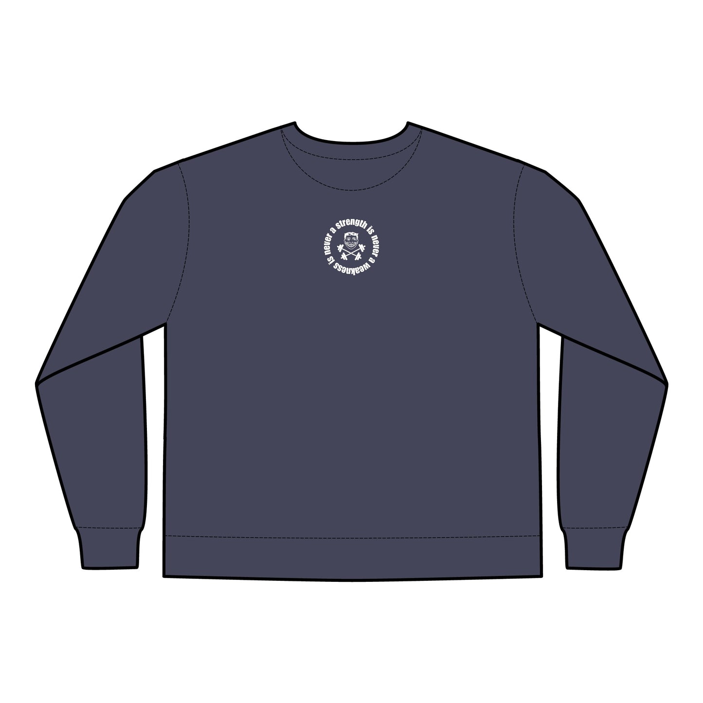 Strength is Never a Weakness - Unisex ComfortWash® Garment Dyed Crewneck Sweatshirt