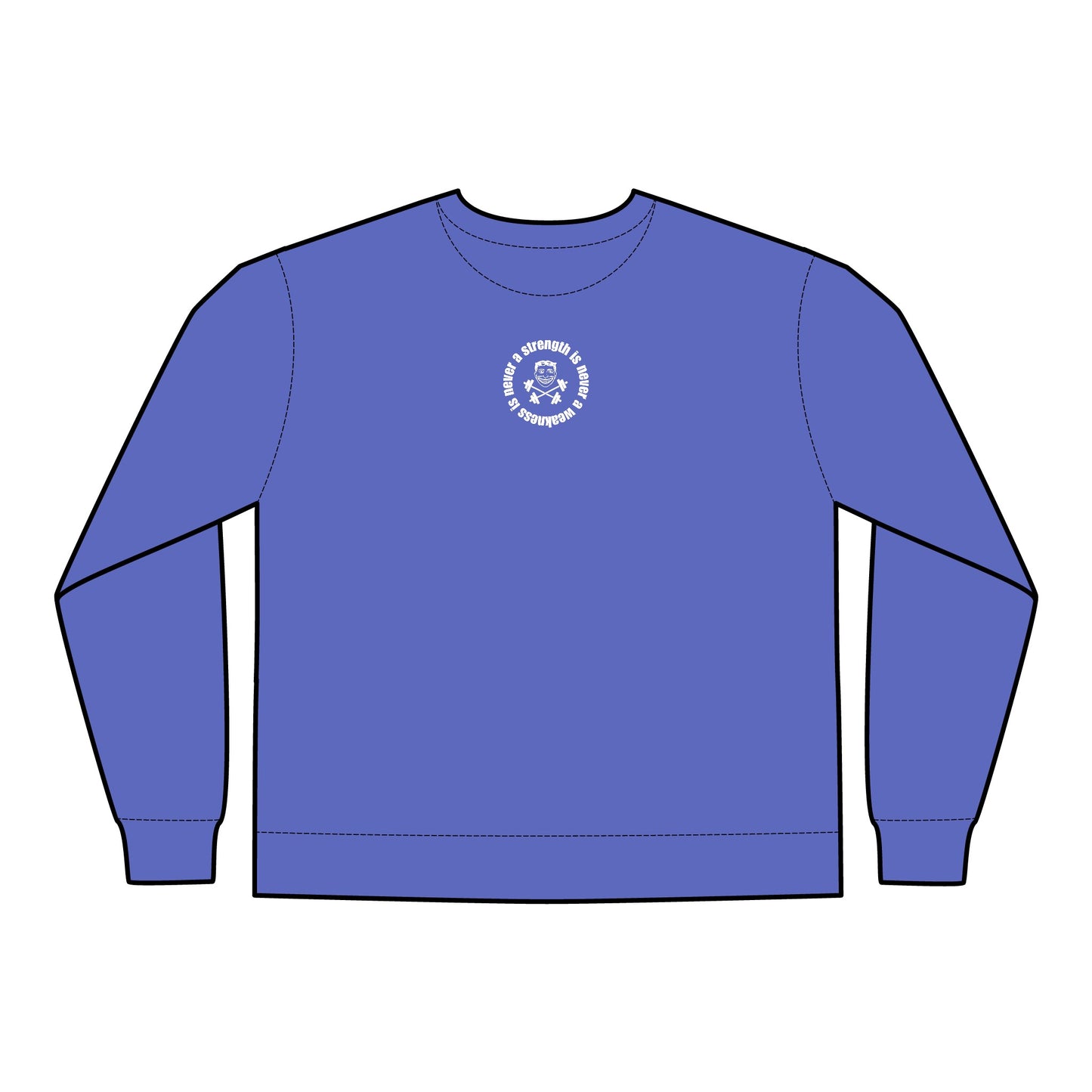 Strength is Never a Weakness - Unisex ComfortWash® Garment Dyed Crewneck Sweatshirt