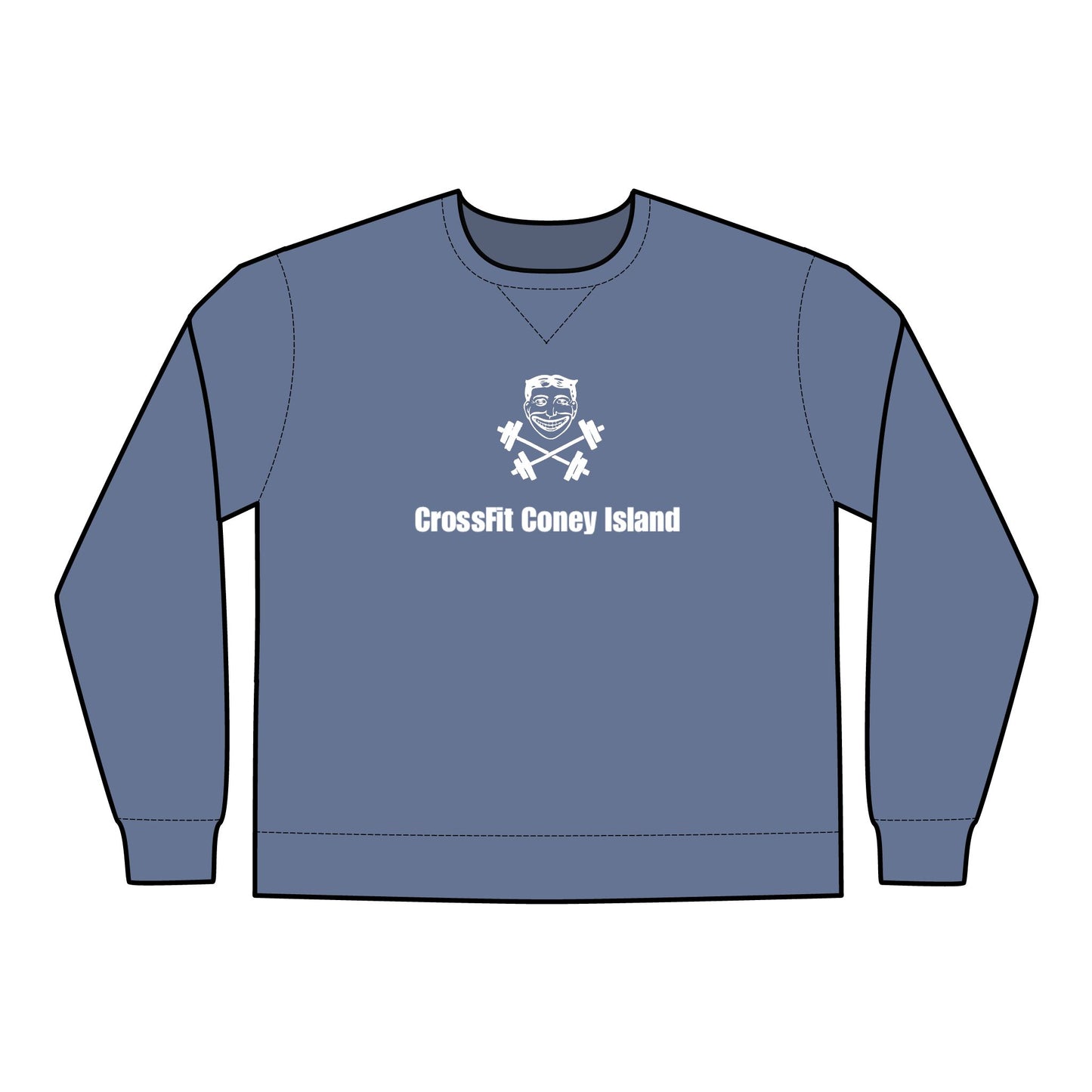 CrossFit Coney Island - Unisex ComfortWash® Garment Dyed Crewneck Sweatshirt