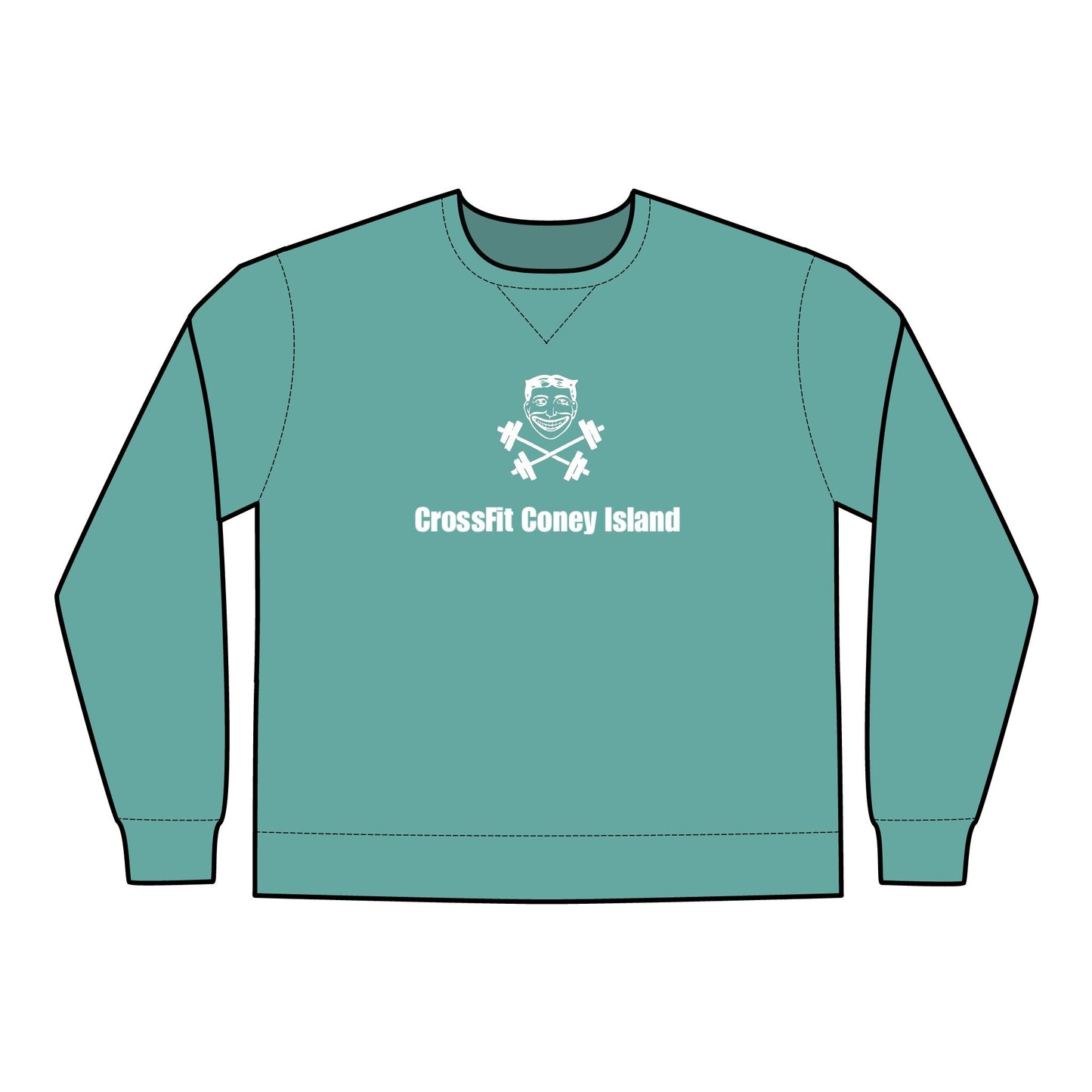 CrossFit Coney Island - Unisex ComfortWash® Garment Dyed Crewneck Sweatshirt