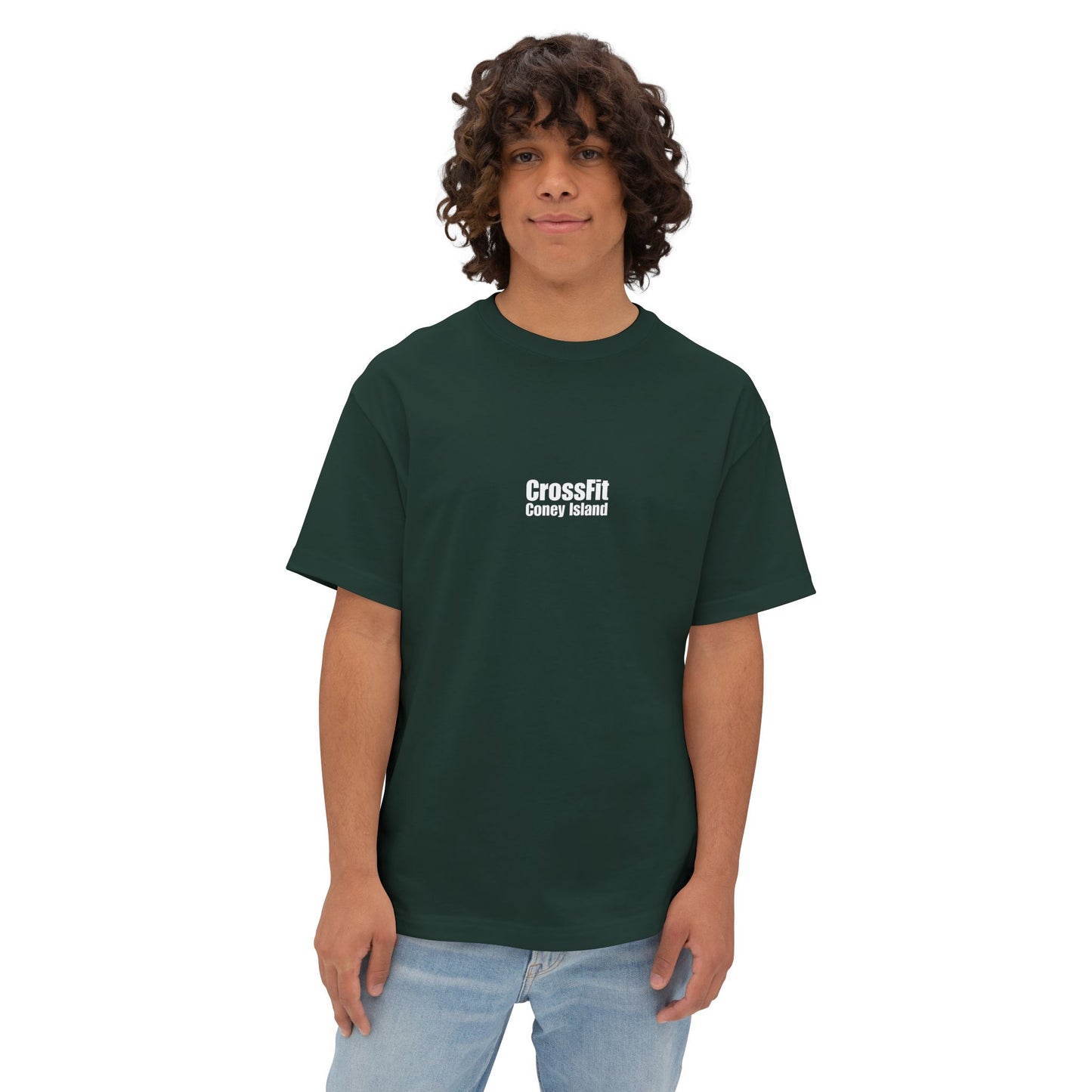 CrossFit Coney Island - Strength is Never a Weakness - Unisex Oversized Boxy Tee