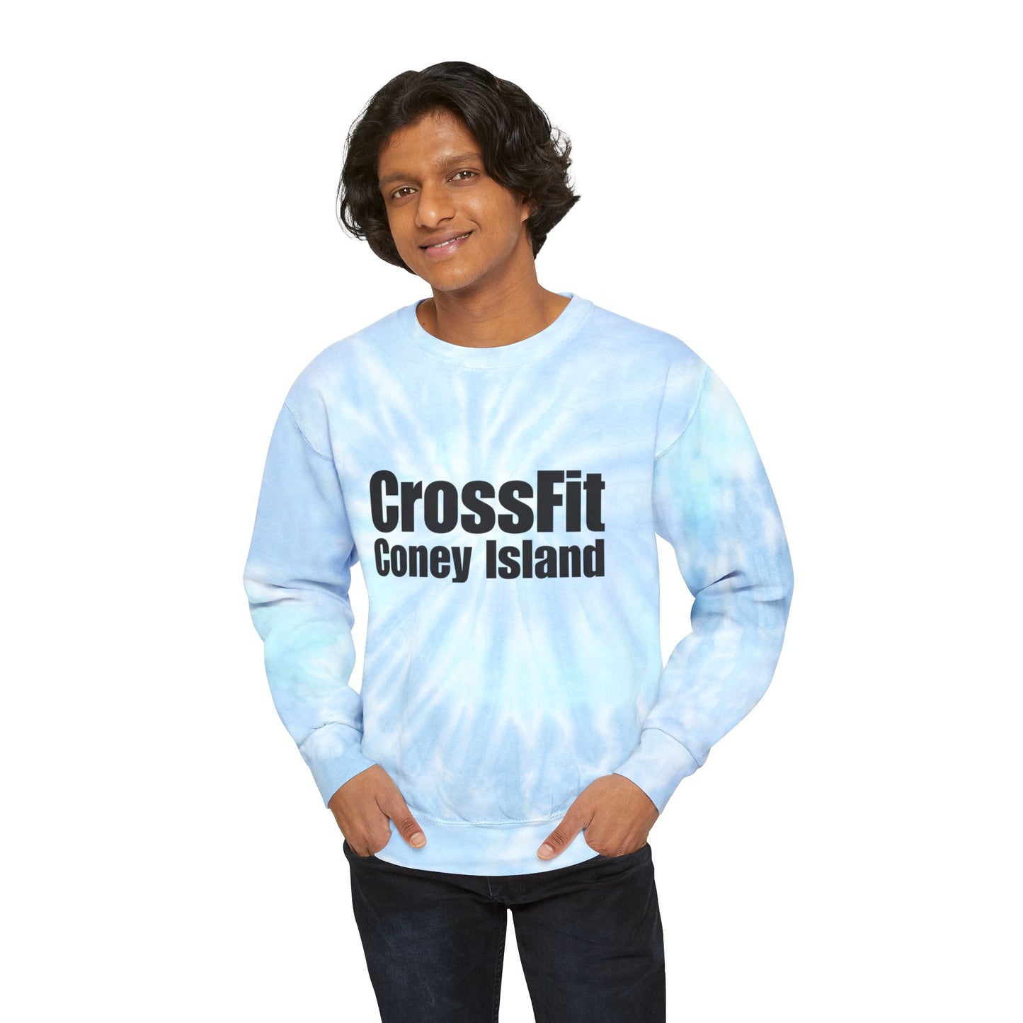 CrossFit Coney Island (black) Tie-Dye Sweatshirt