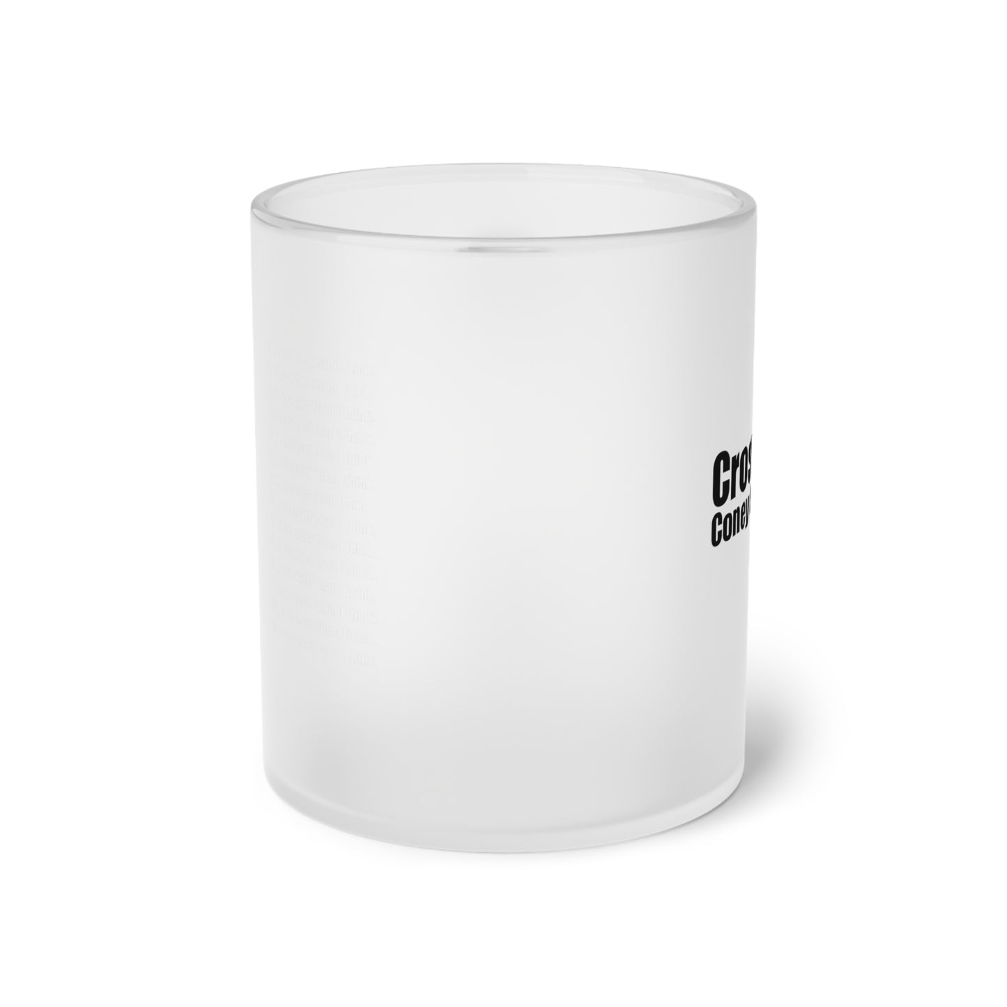 CFCI Parachute Drop - Frosted Glass Mug