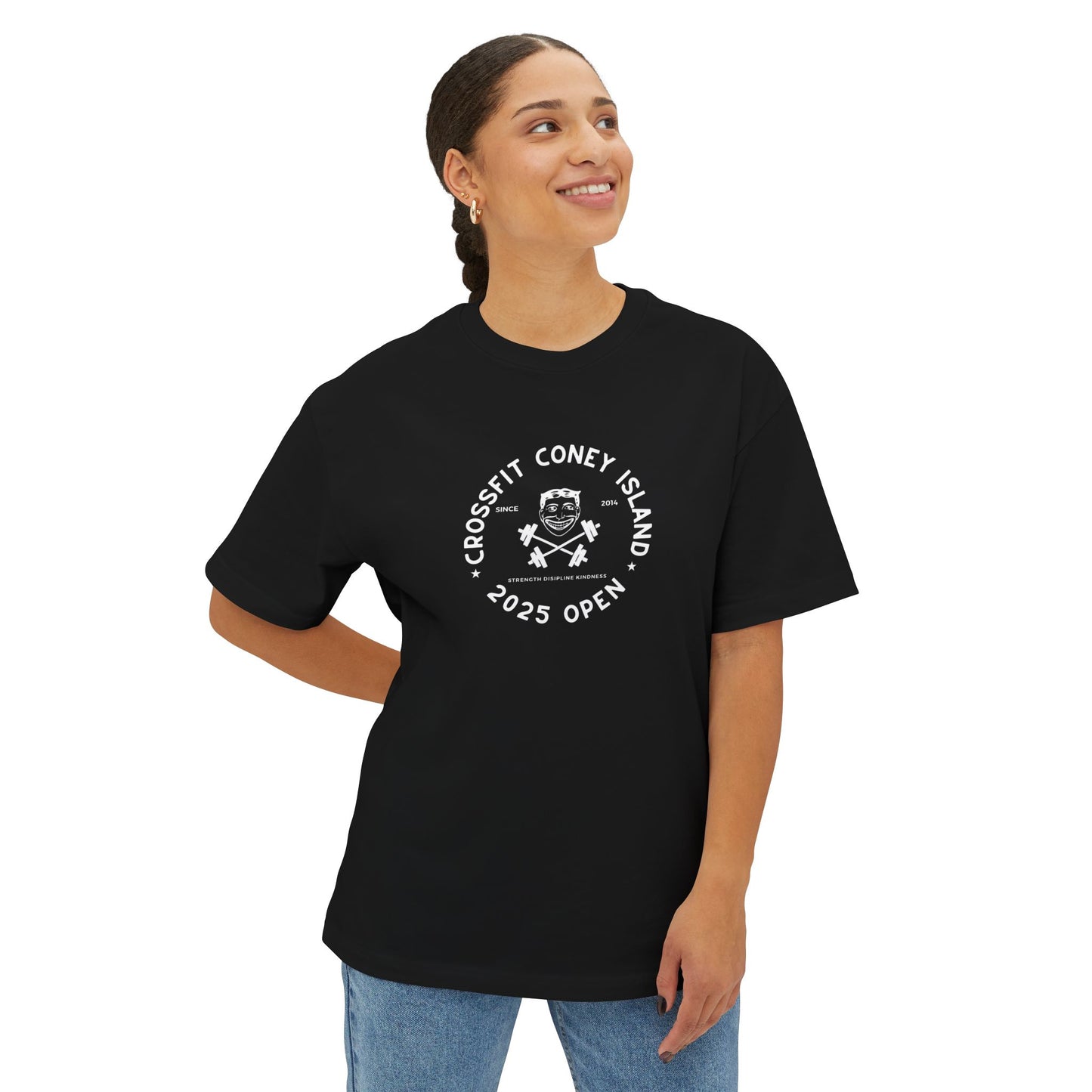 2025 Open Oversized Boxy Tee - Minimalist Design for Everyday Comfort