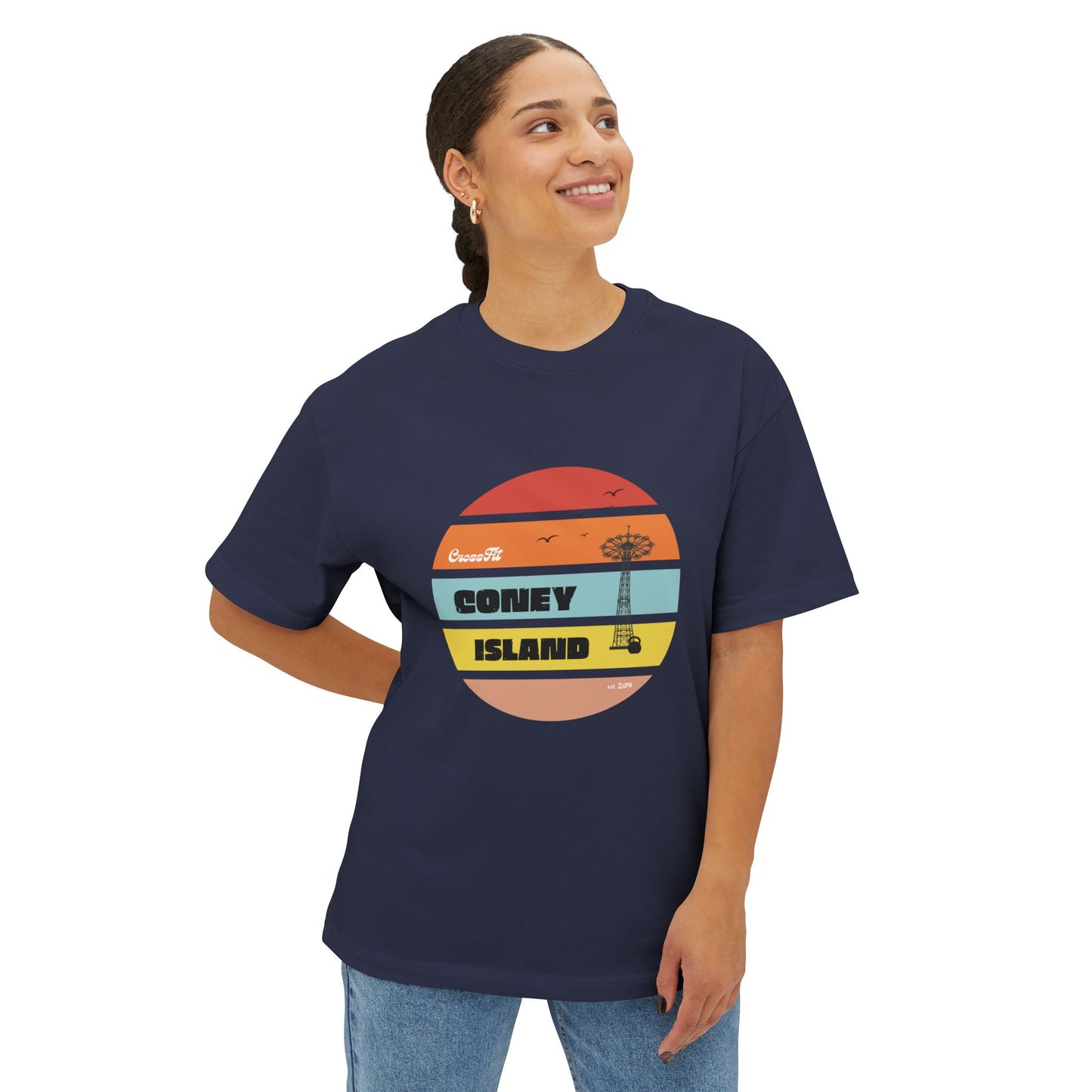CFCI Beach Vibez - Unisex Oversized Boxy Tee