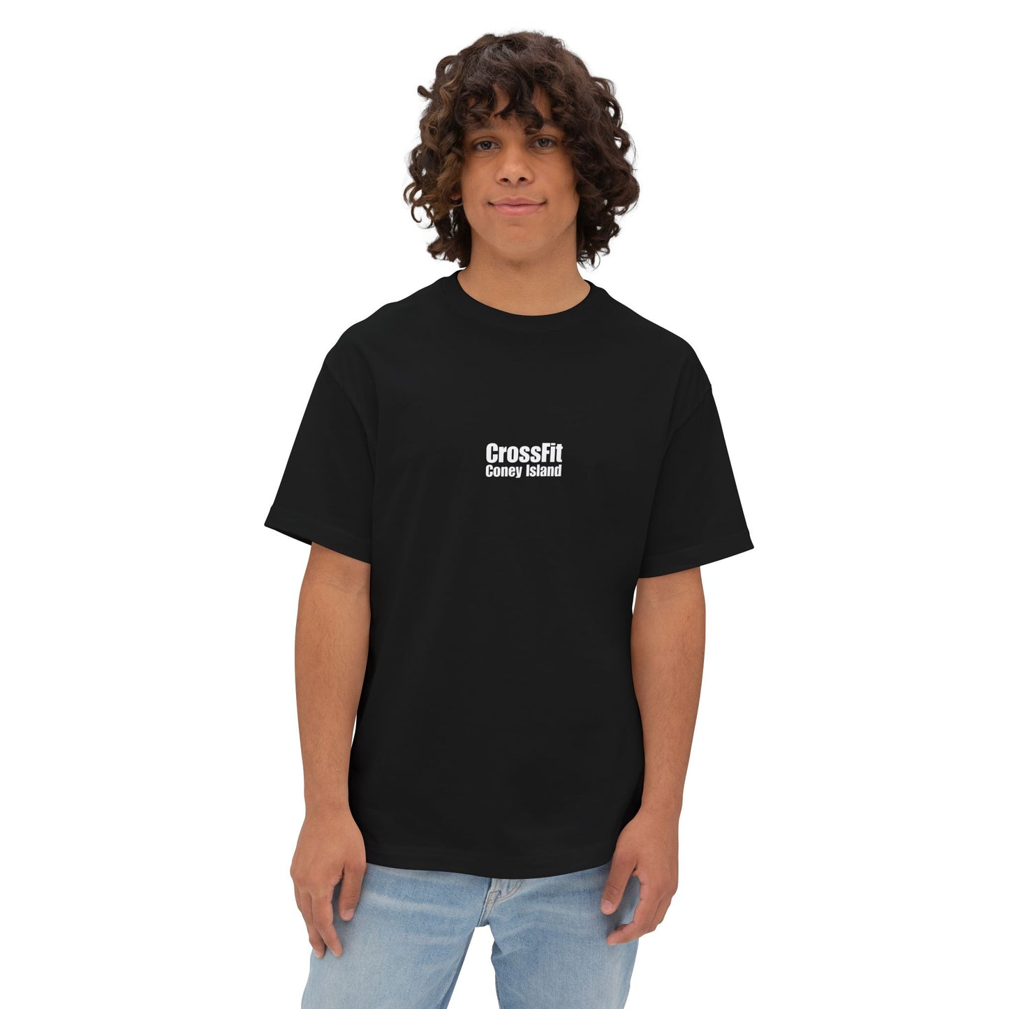 CrossFit Coney Island - Strength is Never a Weakness - Unisex Oversized Boxy Tee