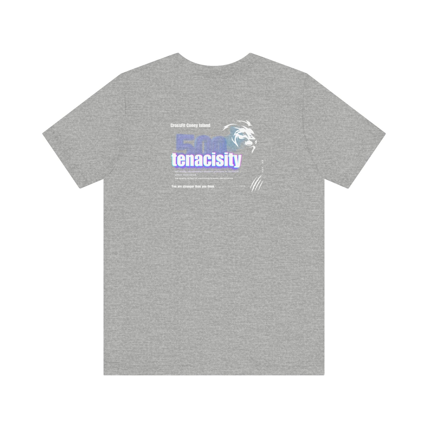 500 Workouts - TENACIOUS - Tee