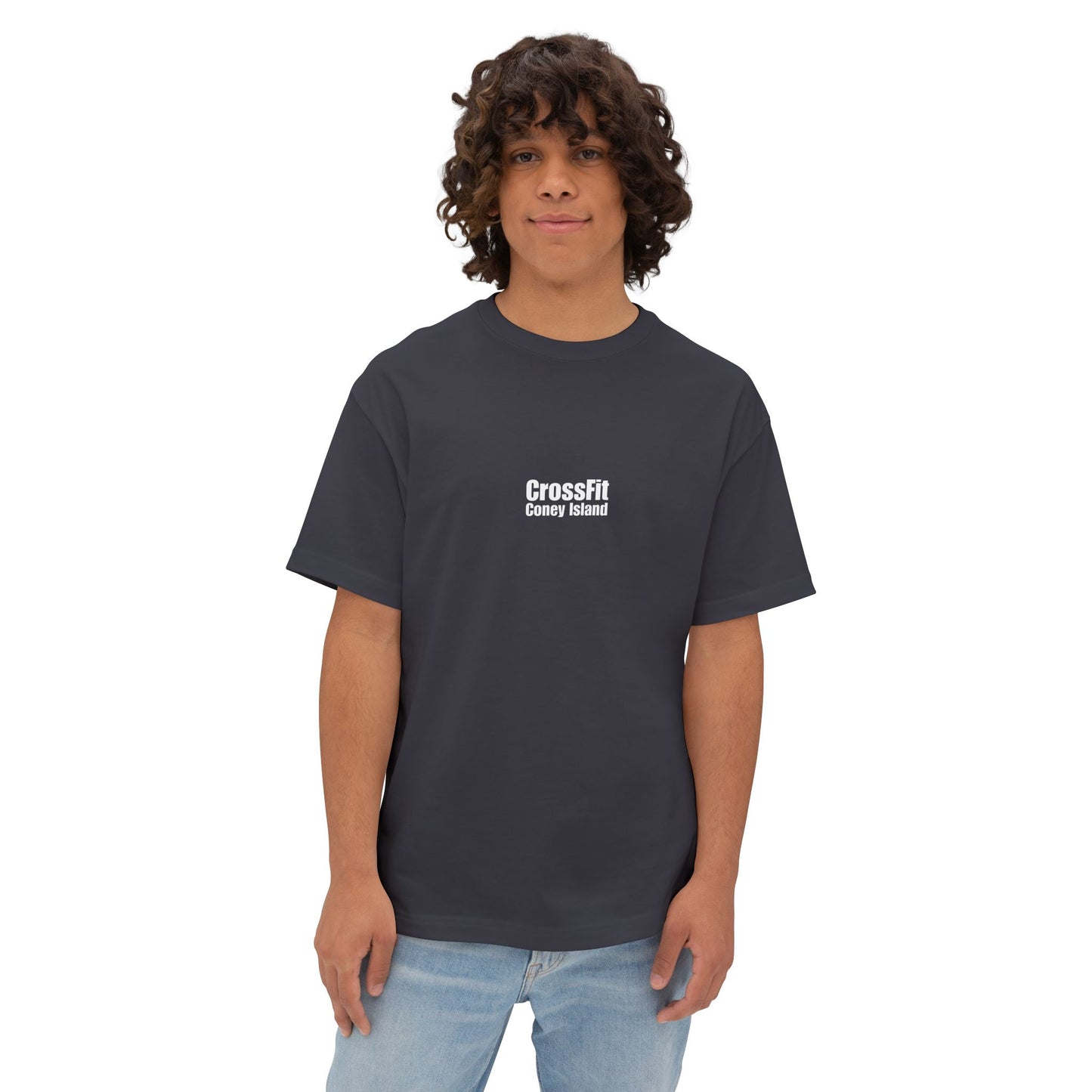 CrossFit Coney Island - Strength is Never a Weakness - Unisex Oversized Boxy Tee