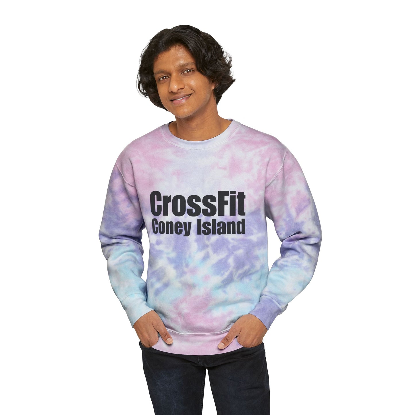 CrossFit Coney Island (black) Tie-Dye Sweatshirt