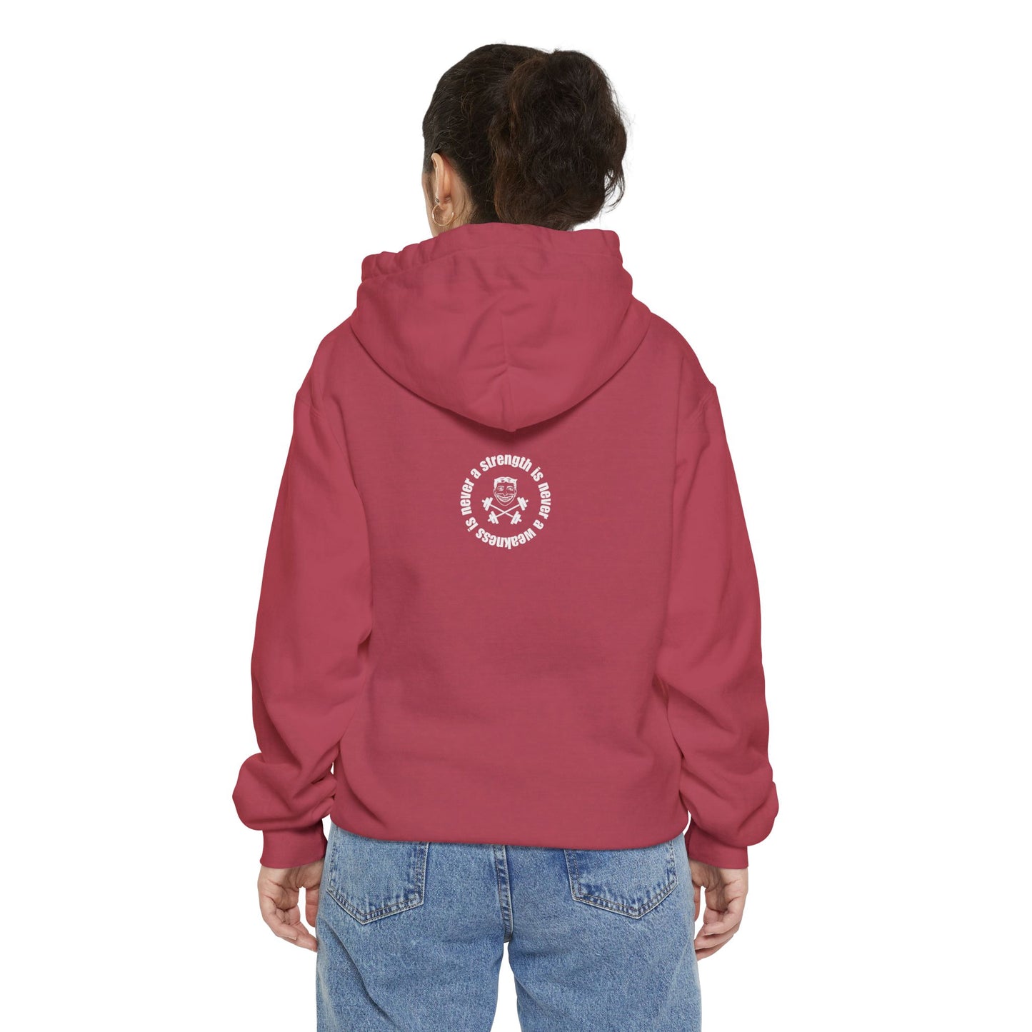 Strength is Never A Weakness - Skull & Flowers - Hoodie