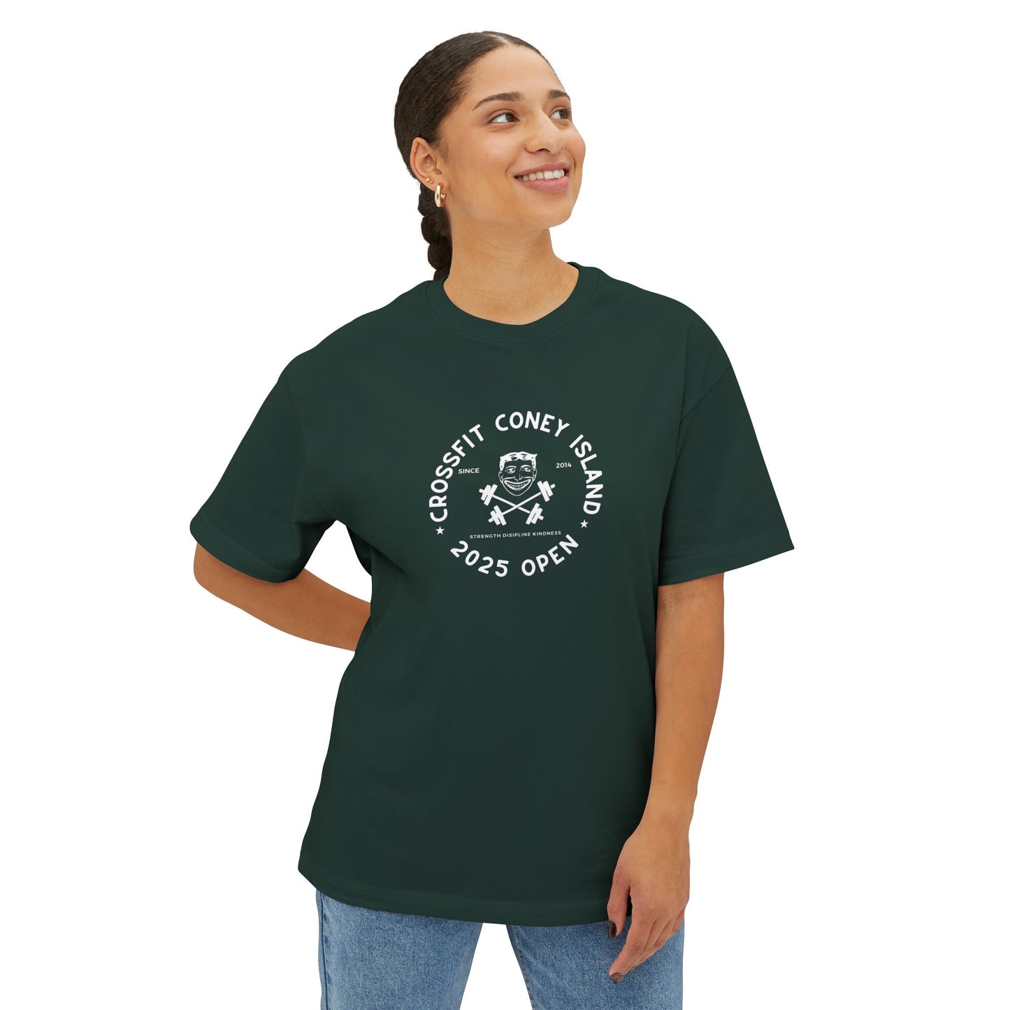2025 Open Oversized Boxy Tee - Minimalist Design for Everyday Comfort