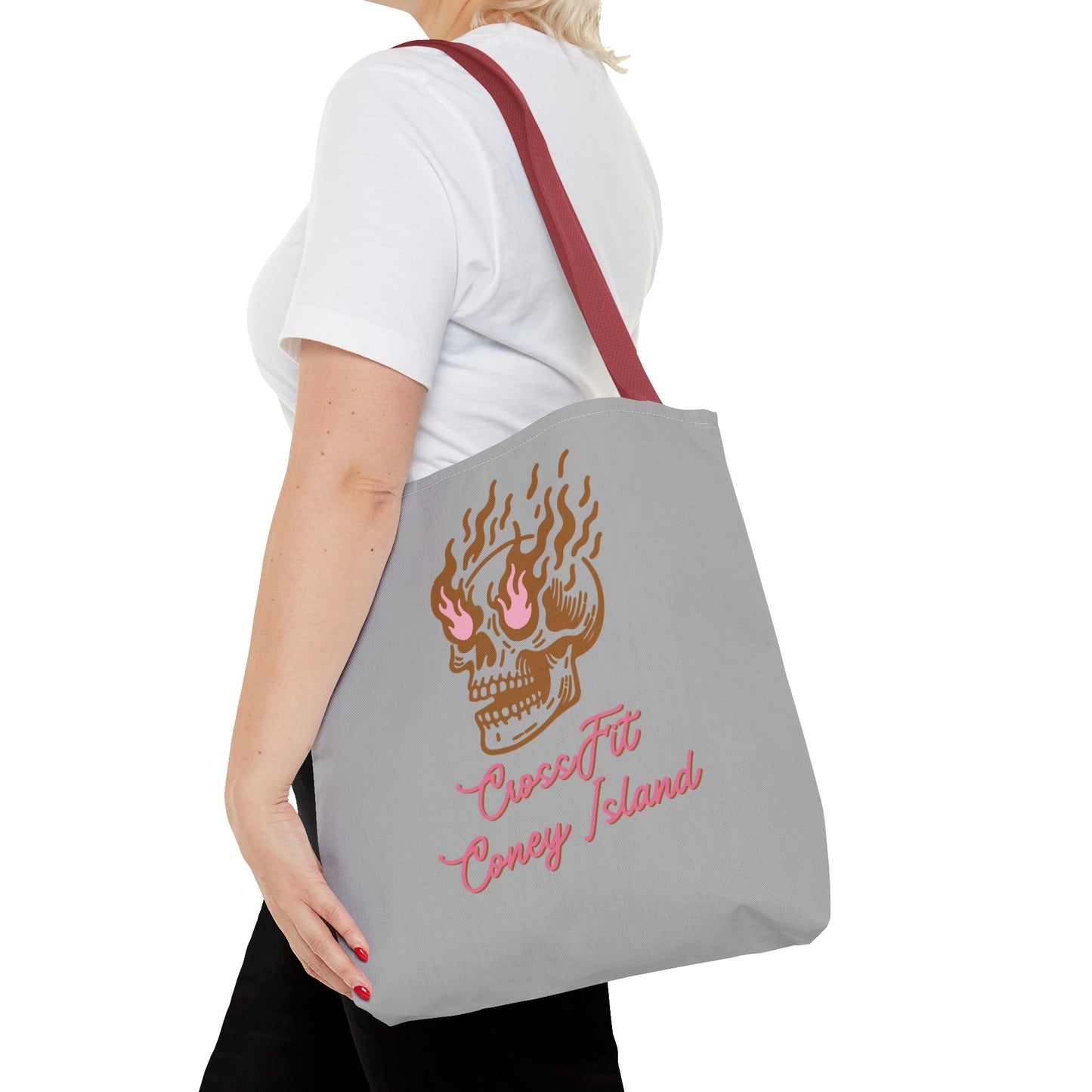 Everything Is Fine - Skull on Fire - Tote Bag