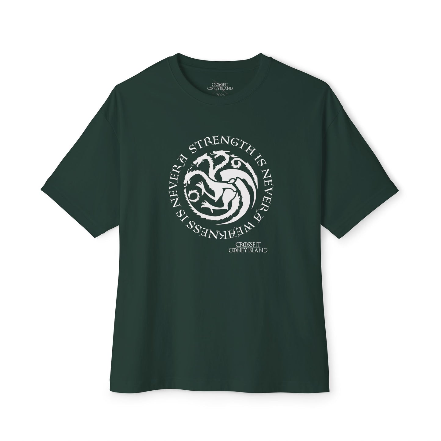 CFCI + GOT Cycle - Strength is Never a Weakness - Unisex Oversized Boxy Tee