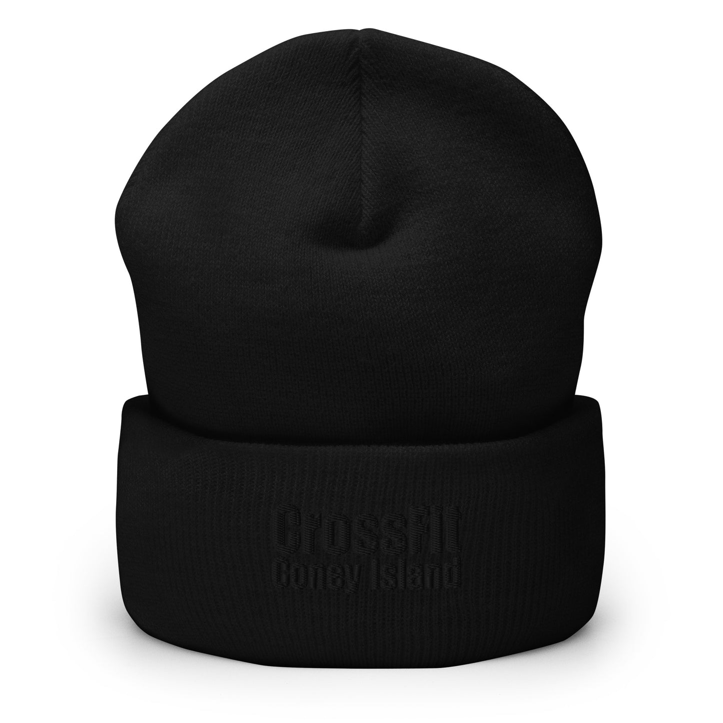 CrossFit Coney Island - Cuffed Beanie (black embroidery)