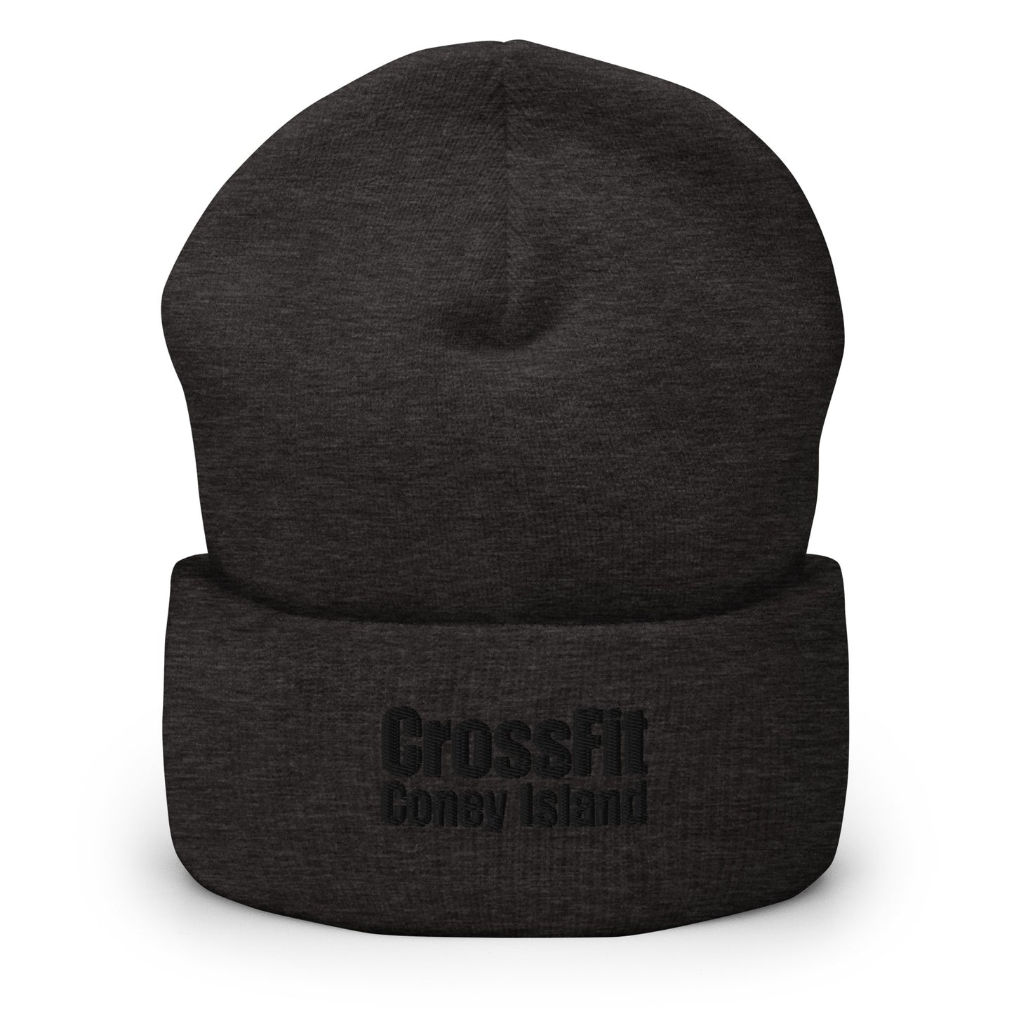CrossFit Coney Island - Cuffed Beanie (black embroidery)