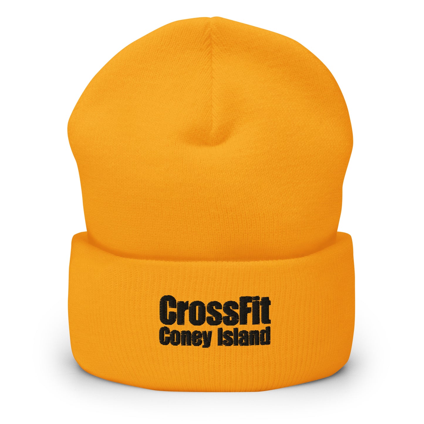 CrossFit Coney Island - Cuffed Beanie (black embroidery)