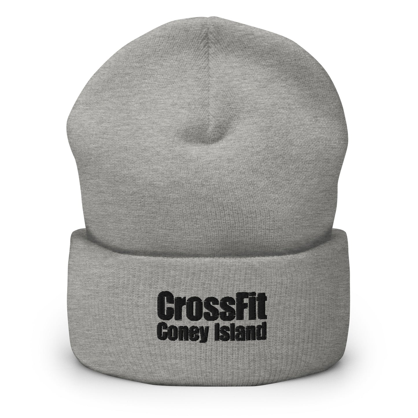 CrossFit Coney Island - Cuffed Beanie (black embroidery)