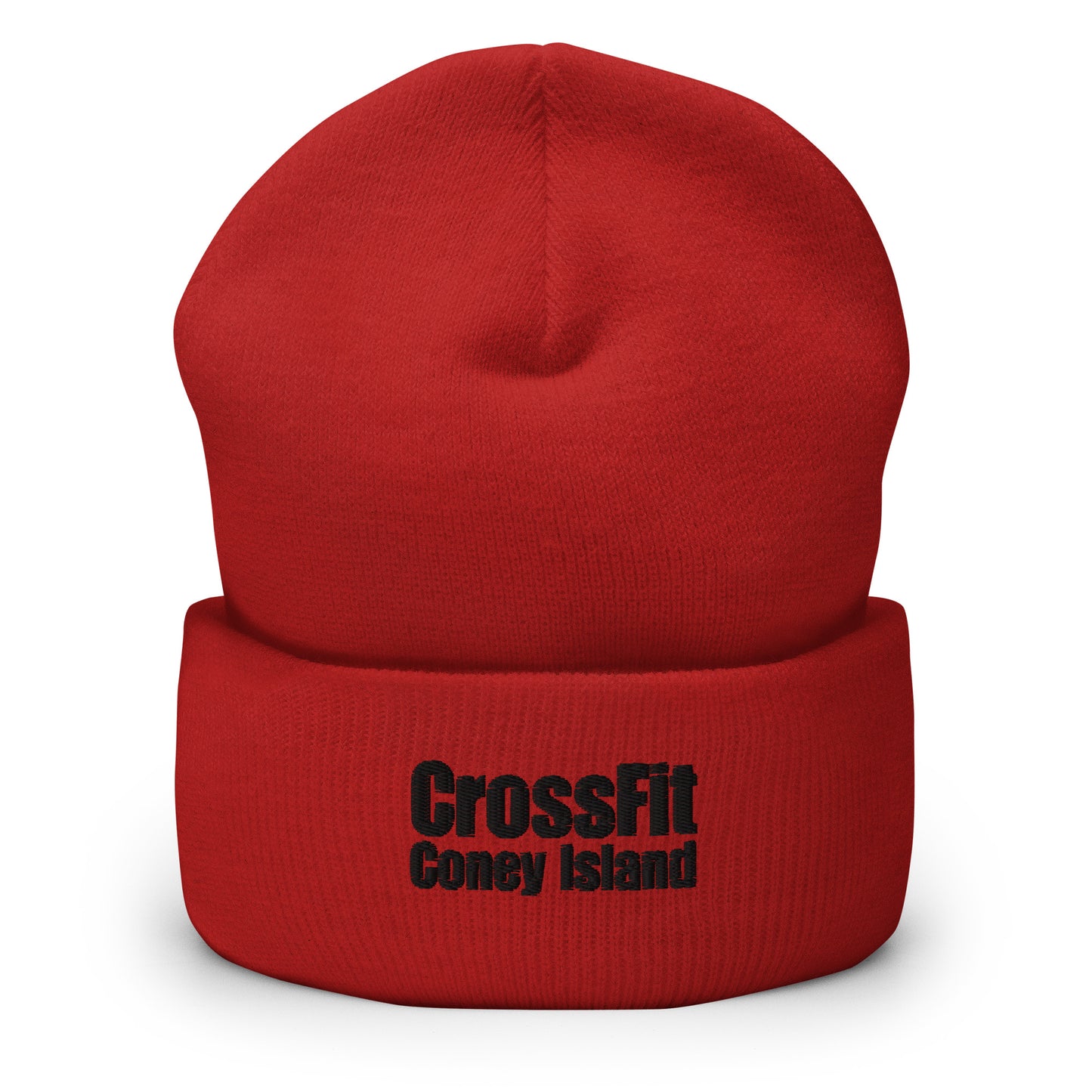 CrossFit Coney Island - Cuffed Beanie (black embroidery)