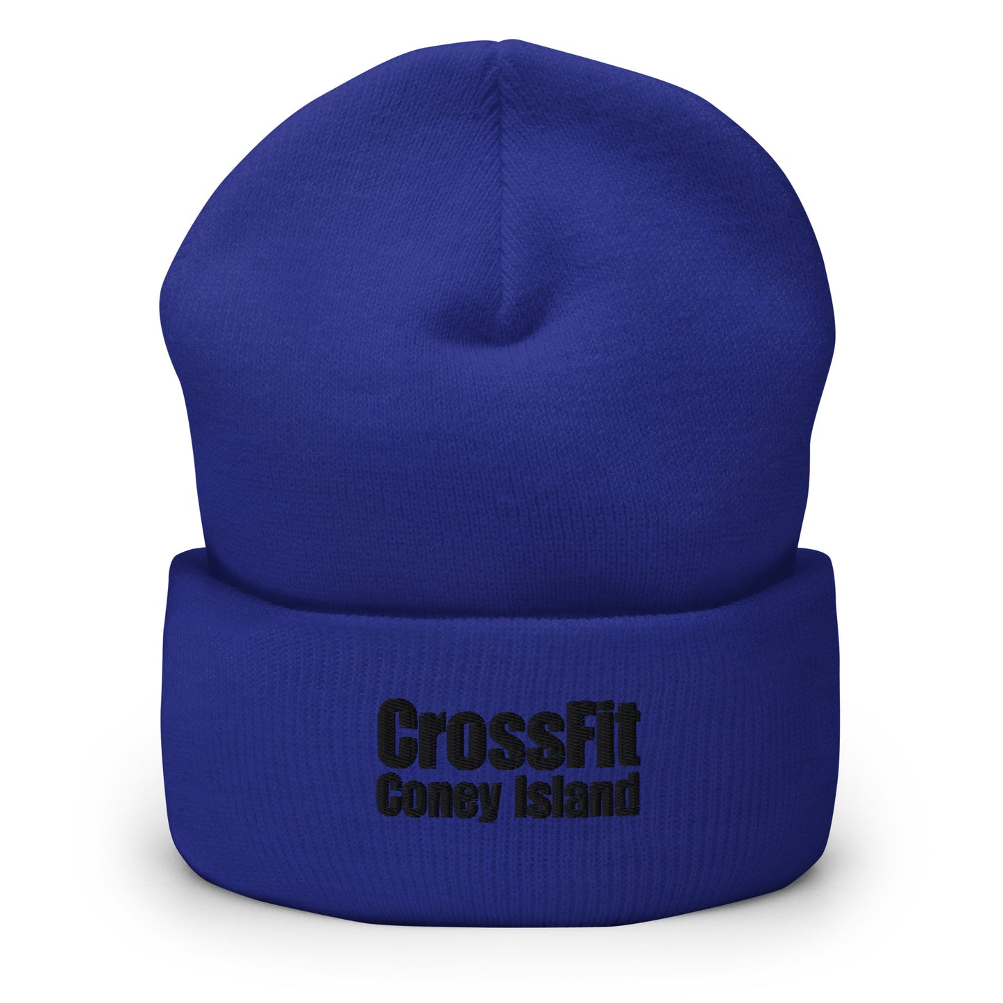 CrossFit Coney Island - Cuffed Beanie (black embroidery)