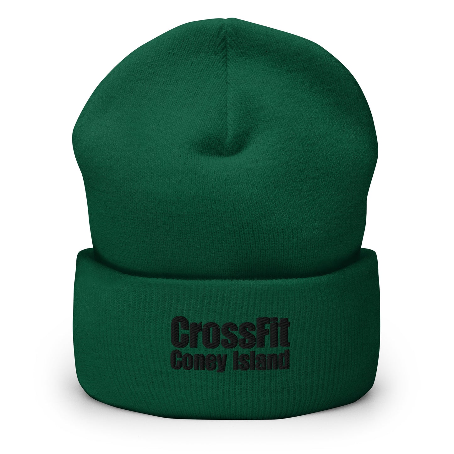 CrossFit Coney Island - Cuffed Beanie (black embroidery)