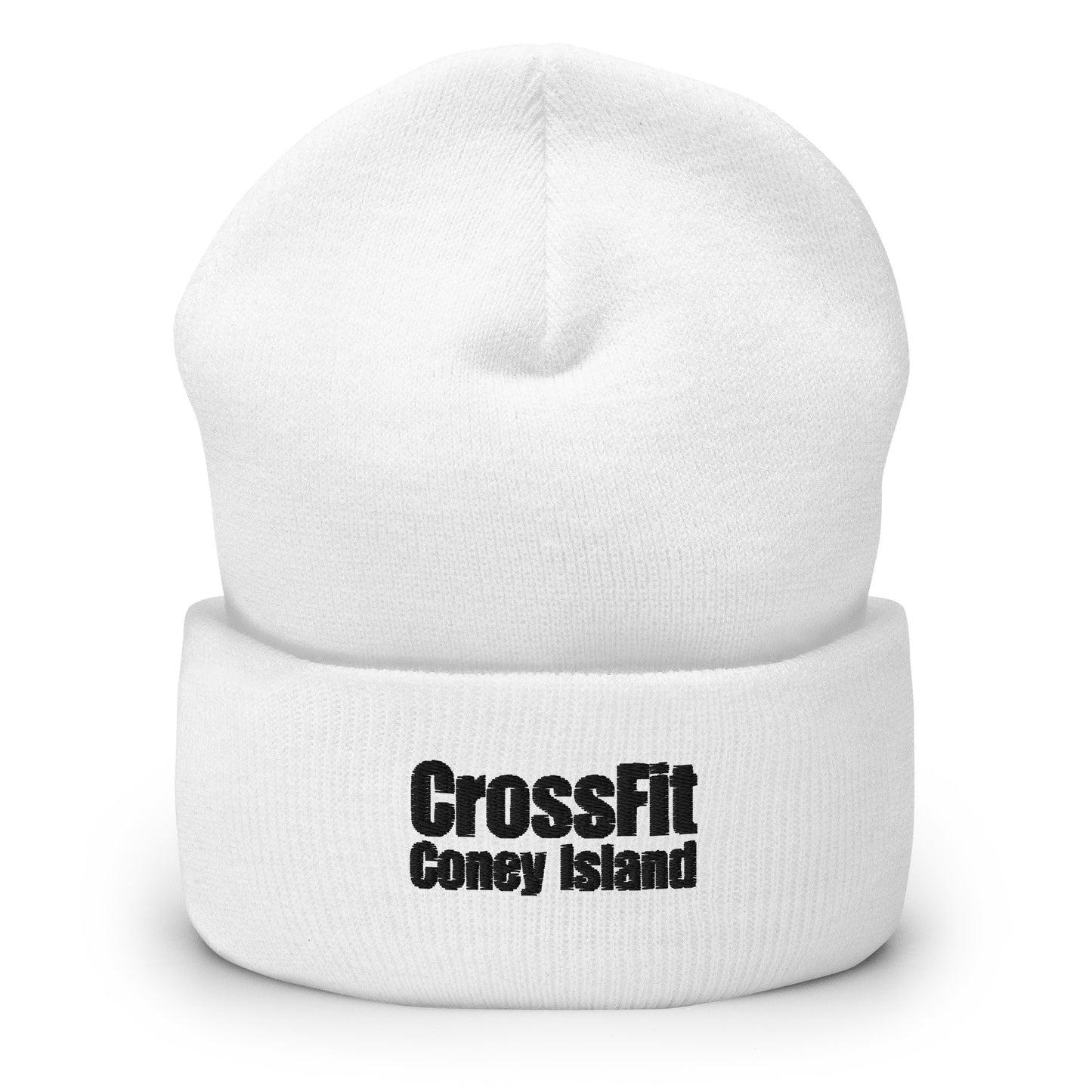 CrossFit Coney Island - Cuffed Beanie (black embroidery)
