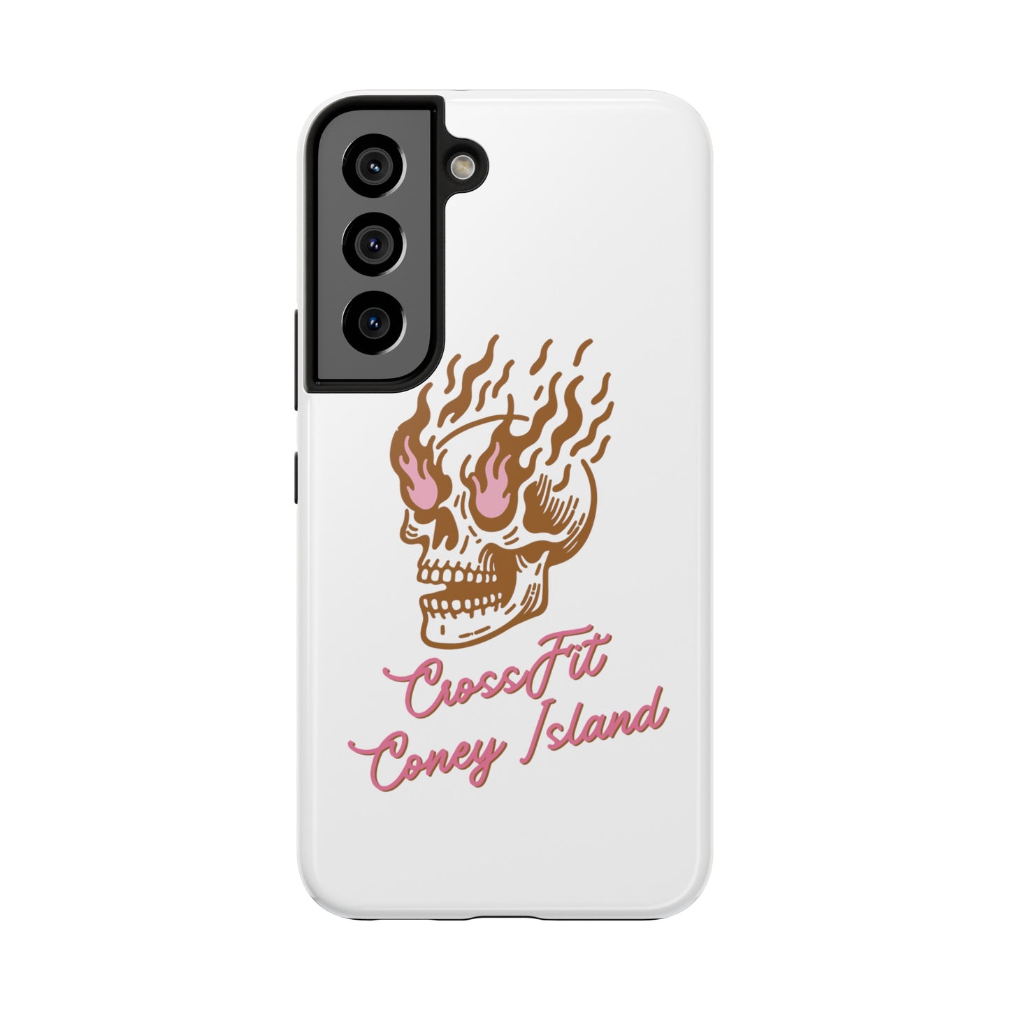 Skull on Fire - Phone Cases