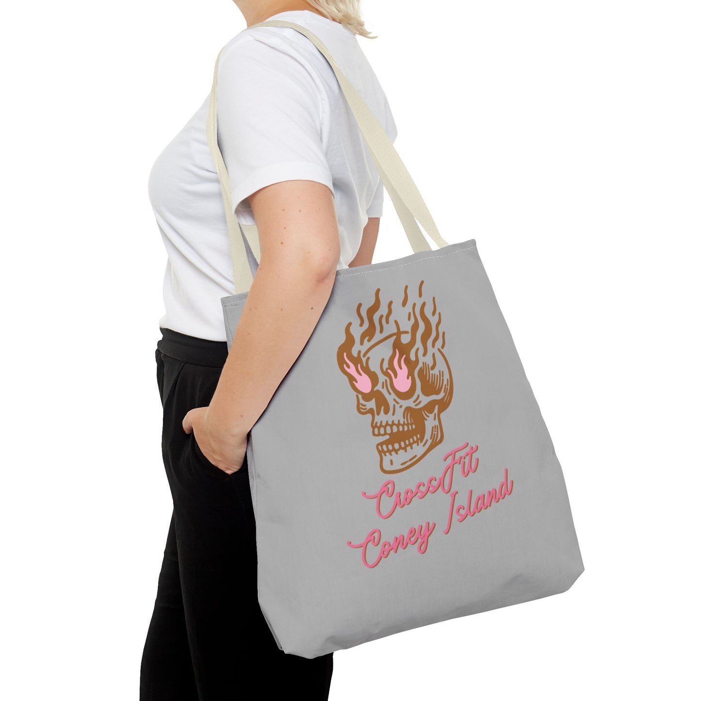 Everything Is Fine - Skull on Fire - Tote Bag