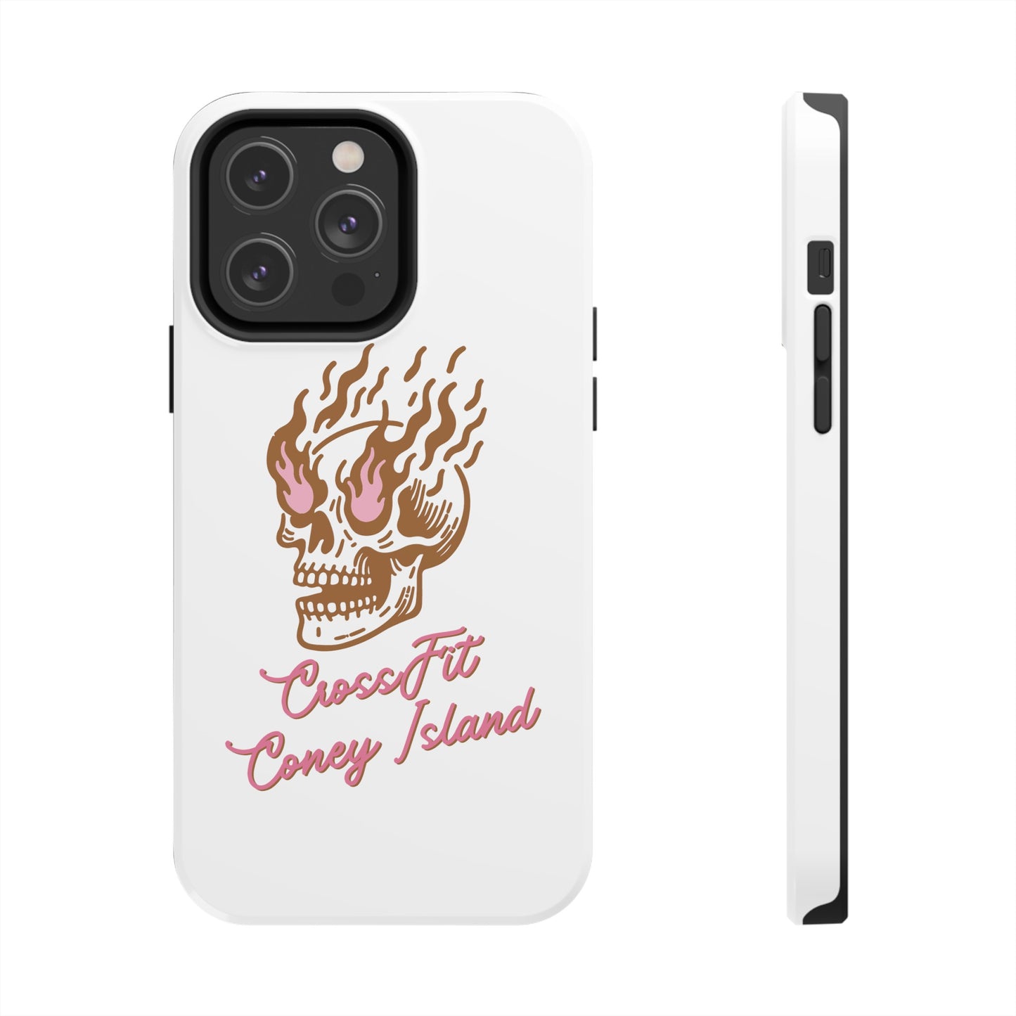 Skull on Fire - Phone Cases