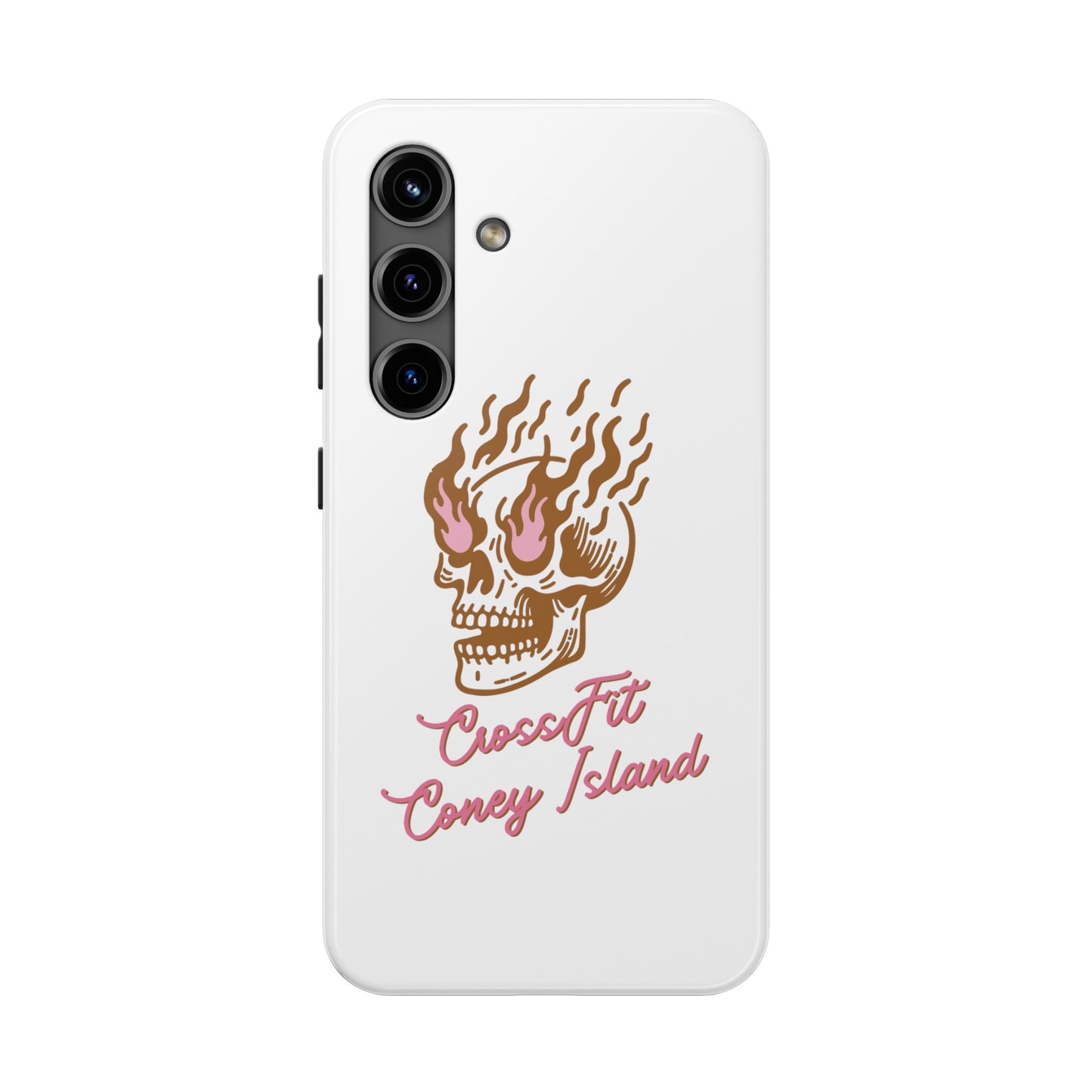 Skull on Fire - Phone Cases