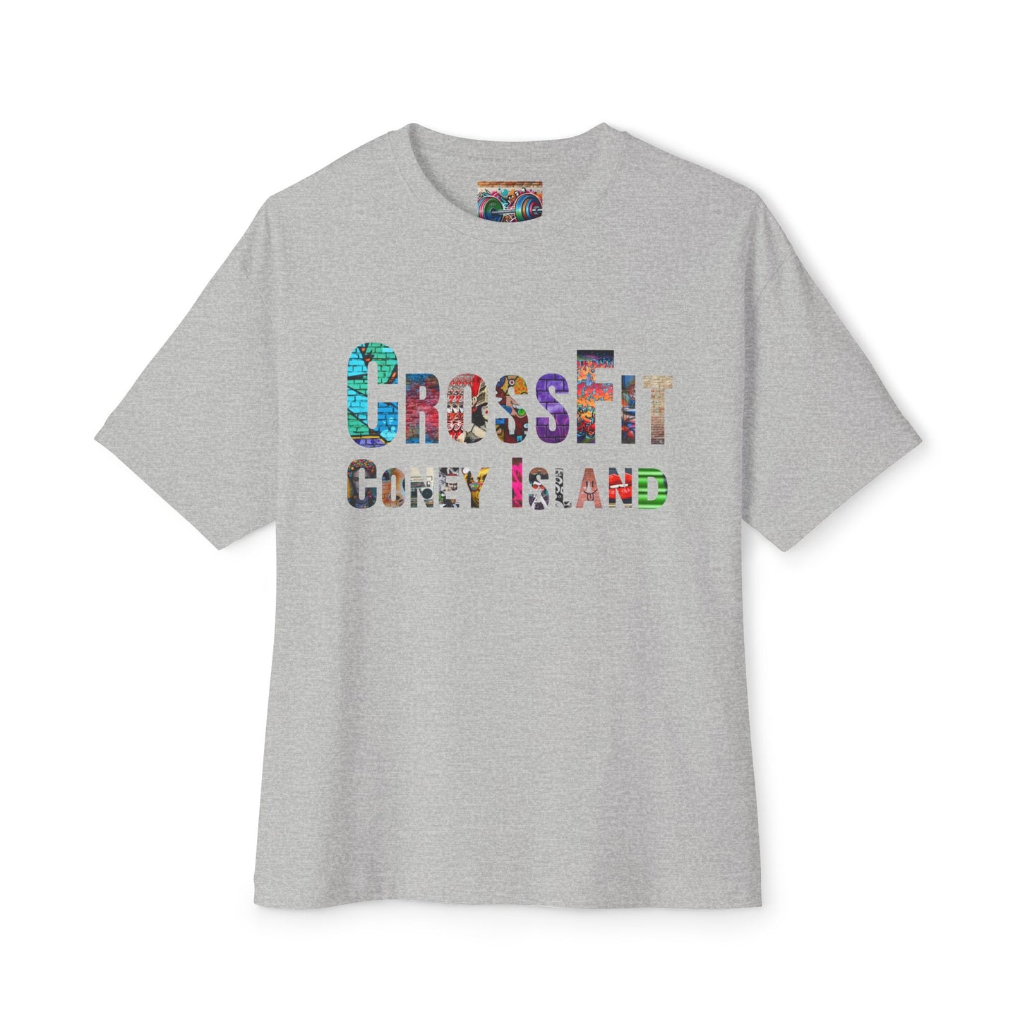 CrossFit Coney Island Graffiti - Unisex Oversized Boxy Tee