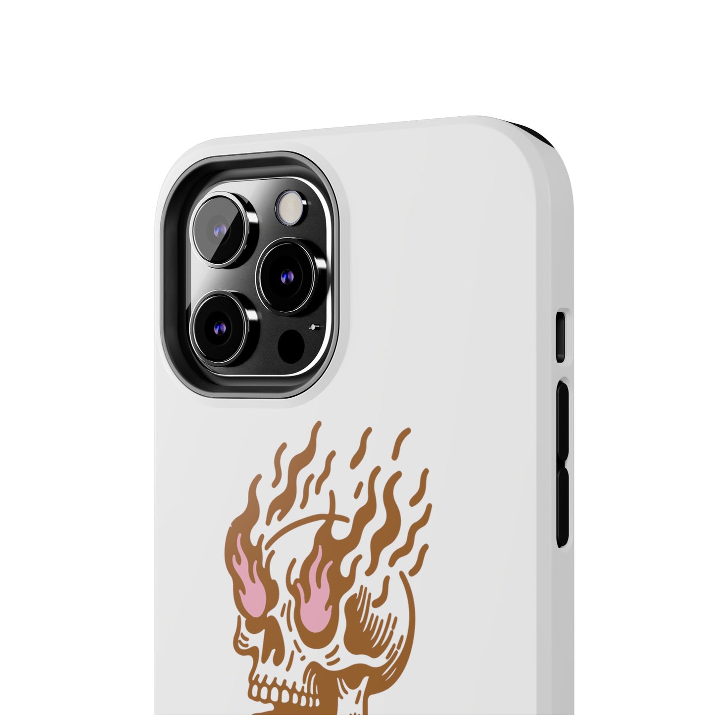 Skull on Fire - Phone Cases