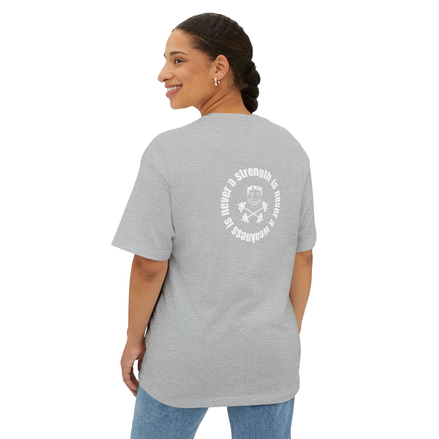 CrossFit Coney Island - Strength is Never a Weakness -  Unisex Oversized Boxy Tee