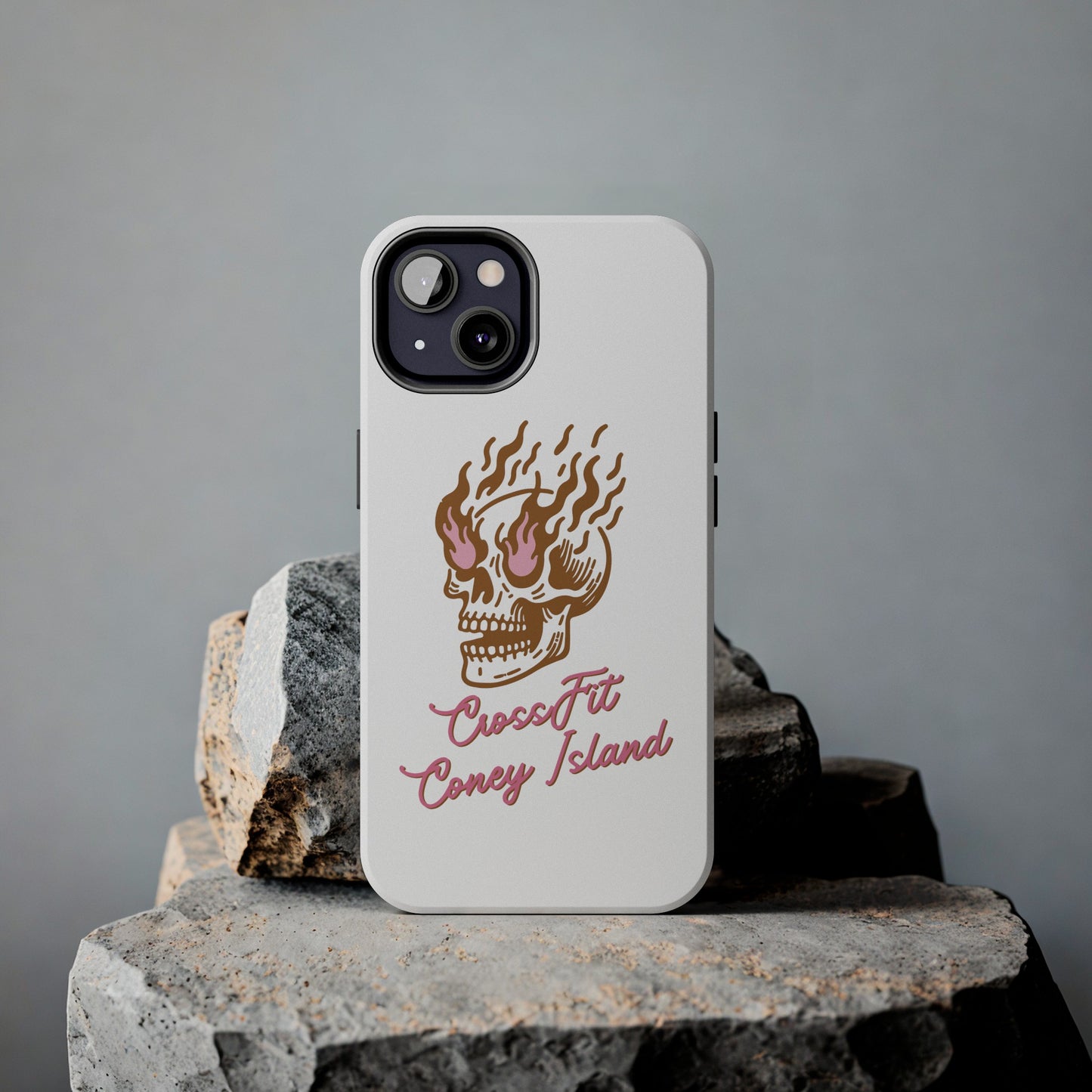 Skull on Fire - Phone Cases