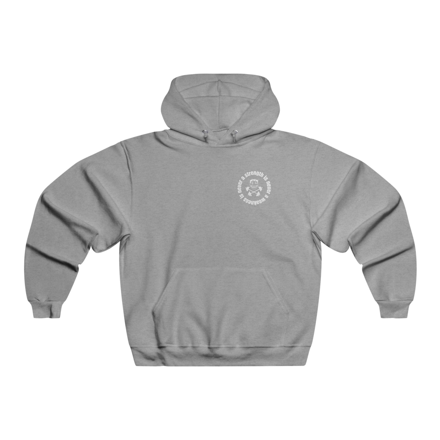 Strength is Never a Weakness / You're Stronger Than You Think - NUBLEND® Hooded Sweatshirt