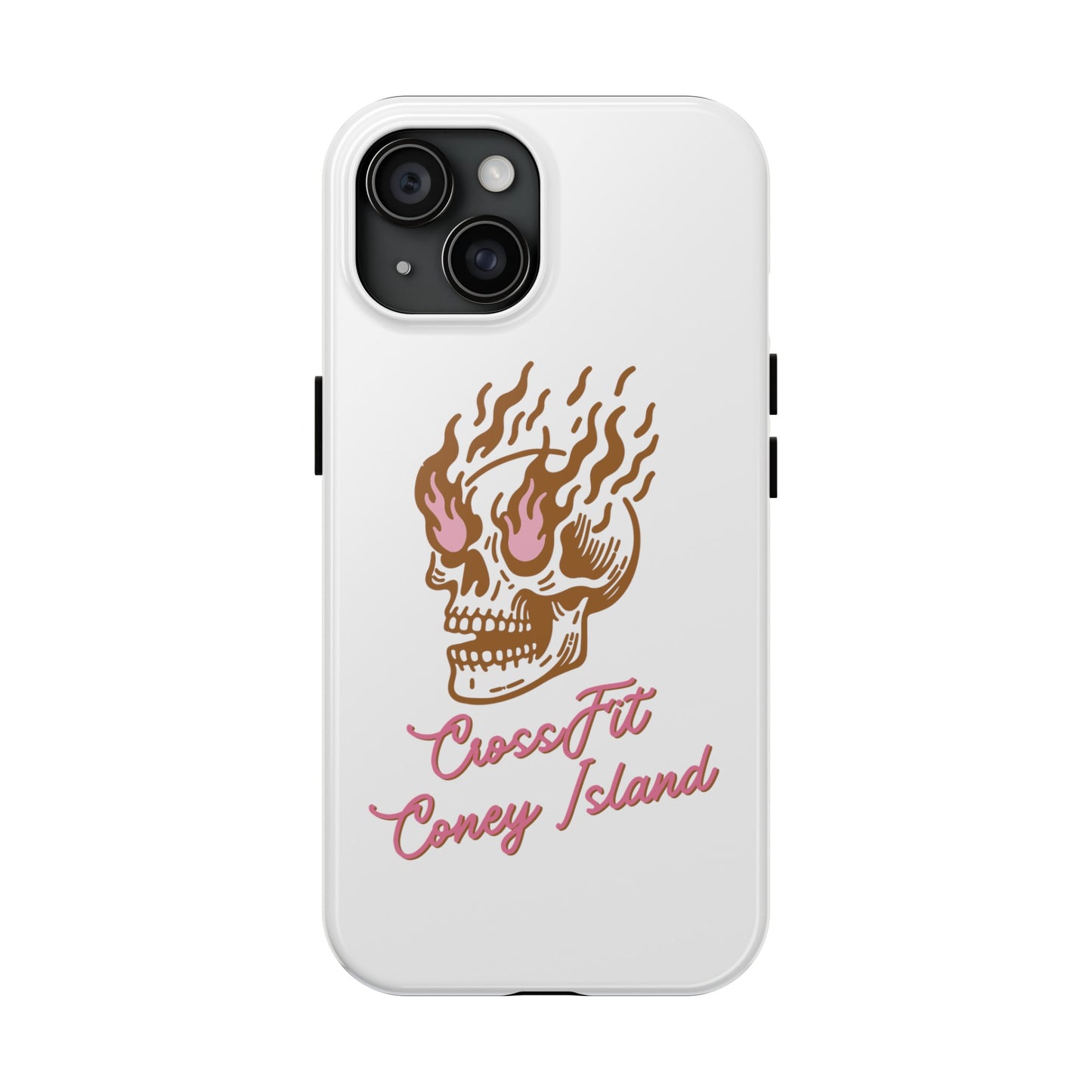 Skull on Fire - Phone Cases