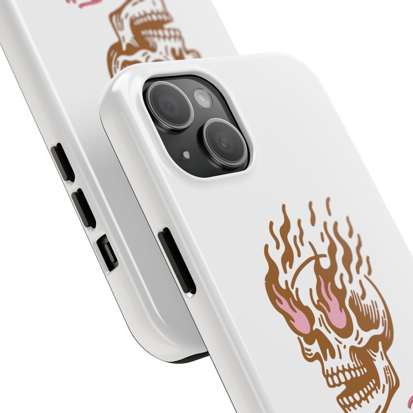 Skull on Fire - Phone Cases