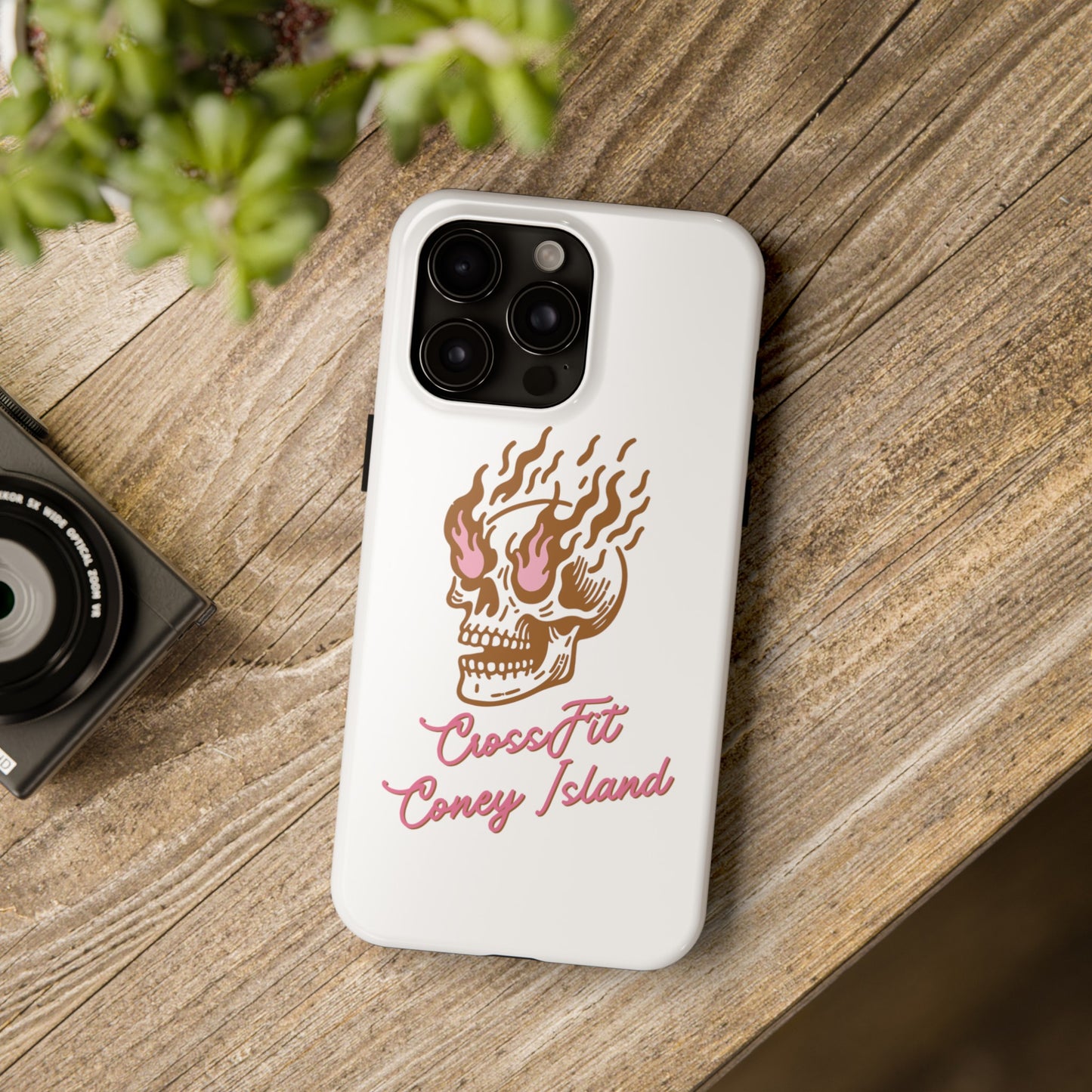 Skull on Fire - Phone Cases