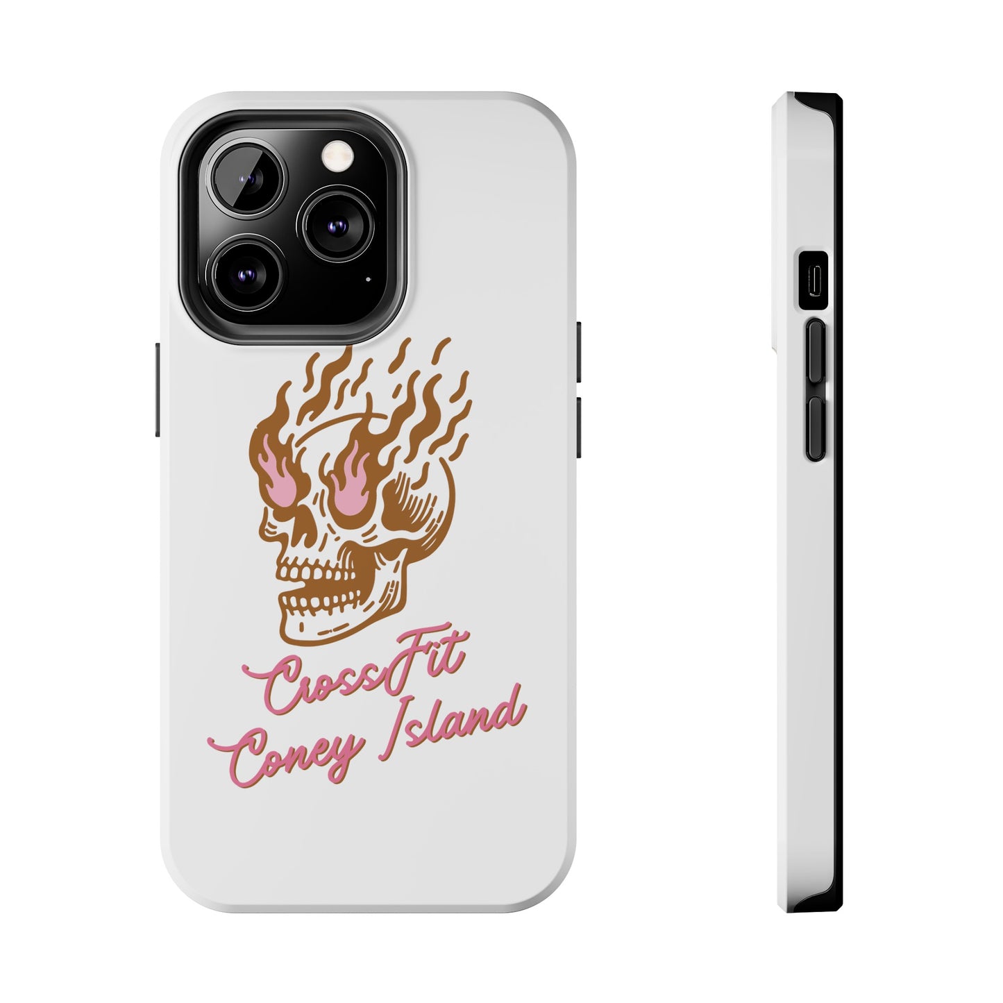 Skull on Fire - Phone Cases